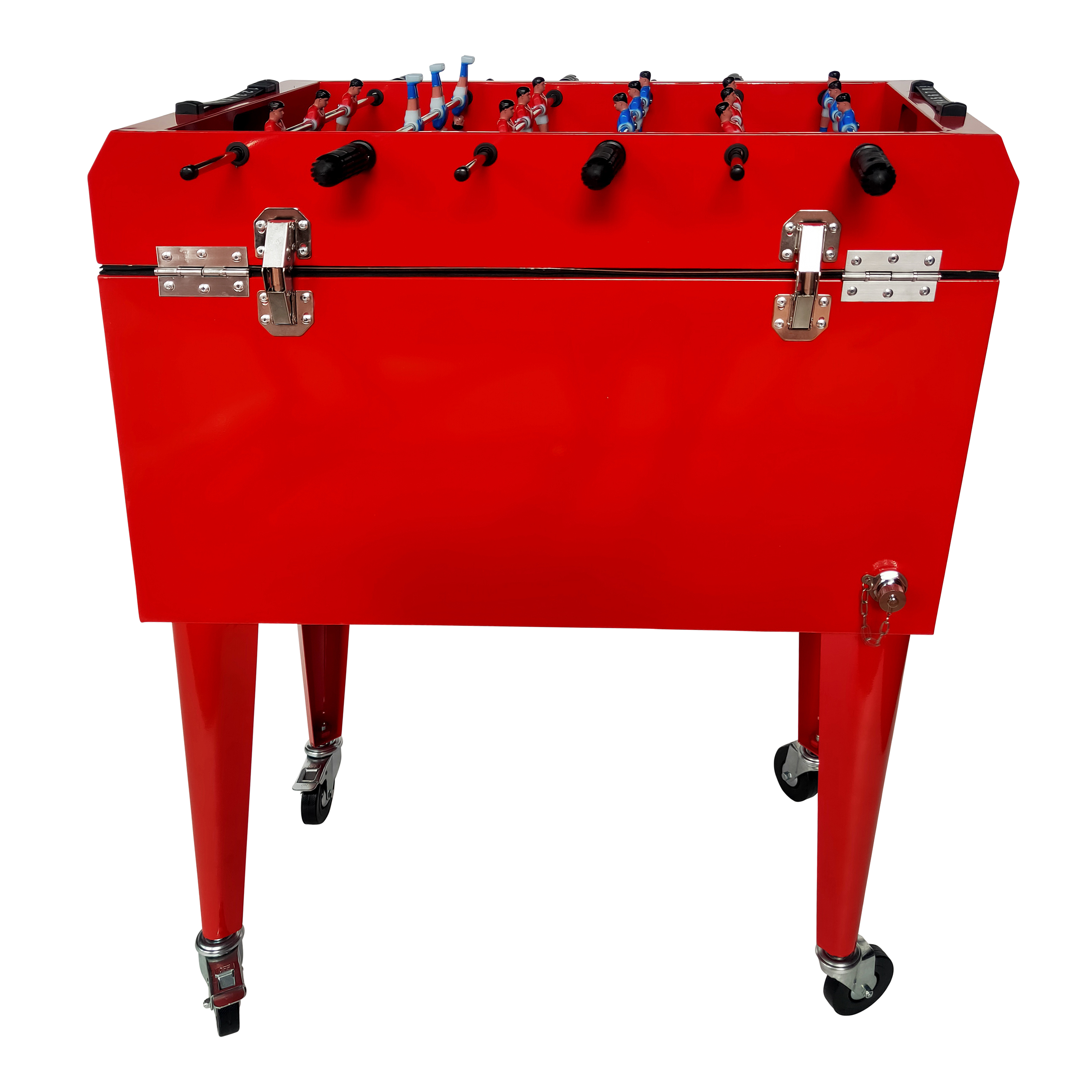 Cooler met Tafelvoetbal Rood