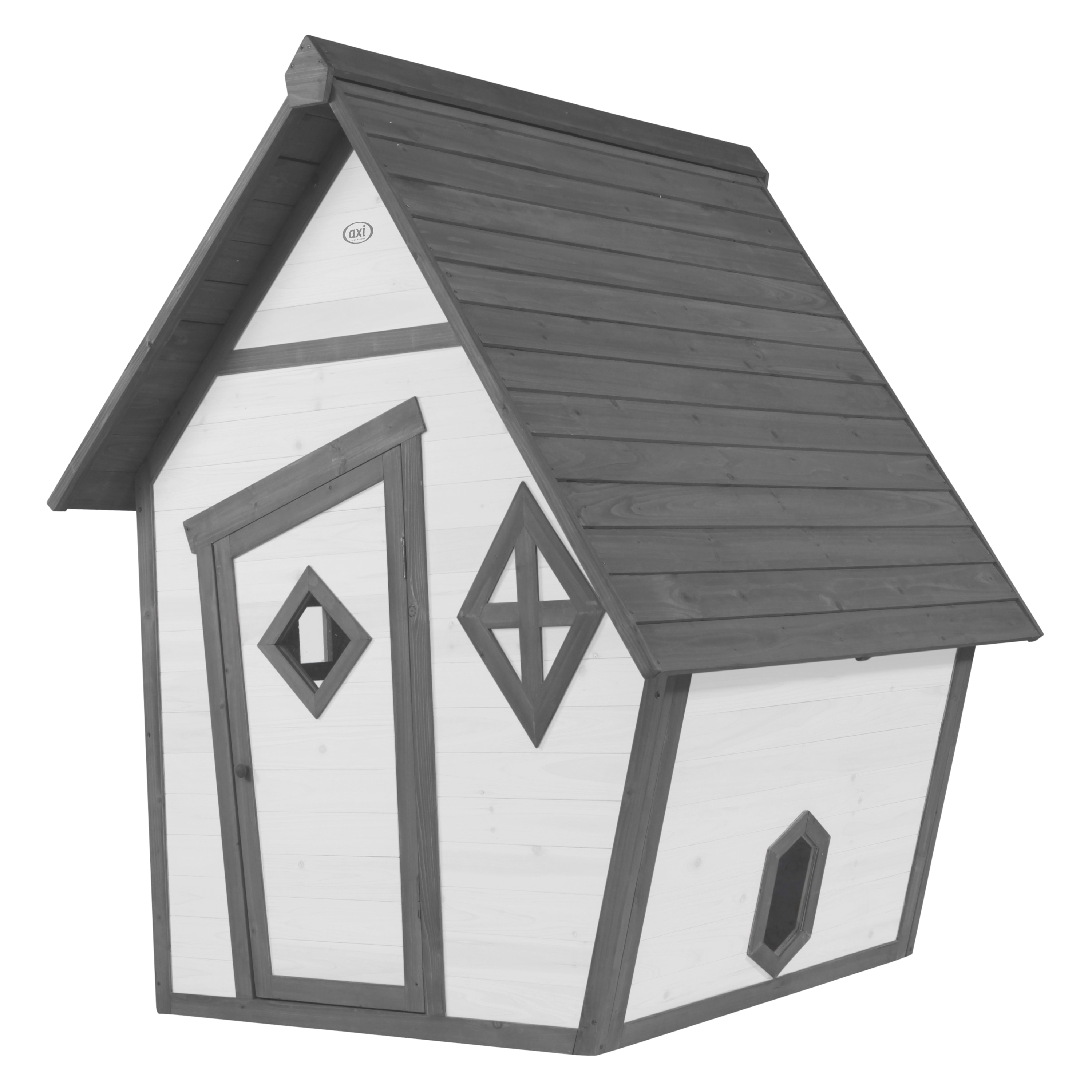 Cabin Speelhuis Grijs/wit