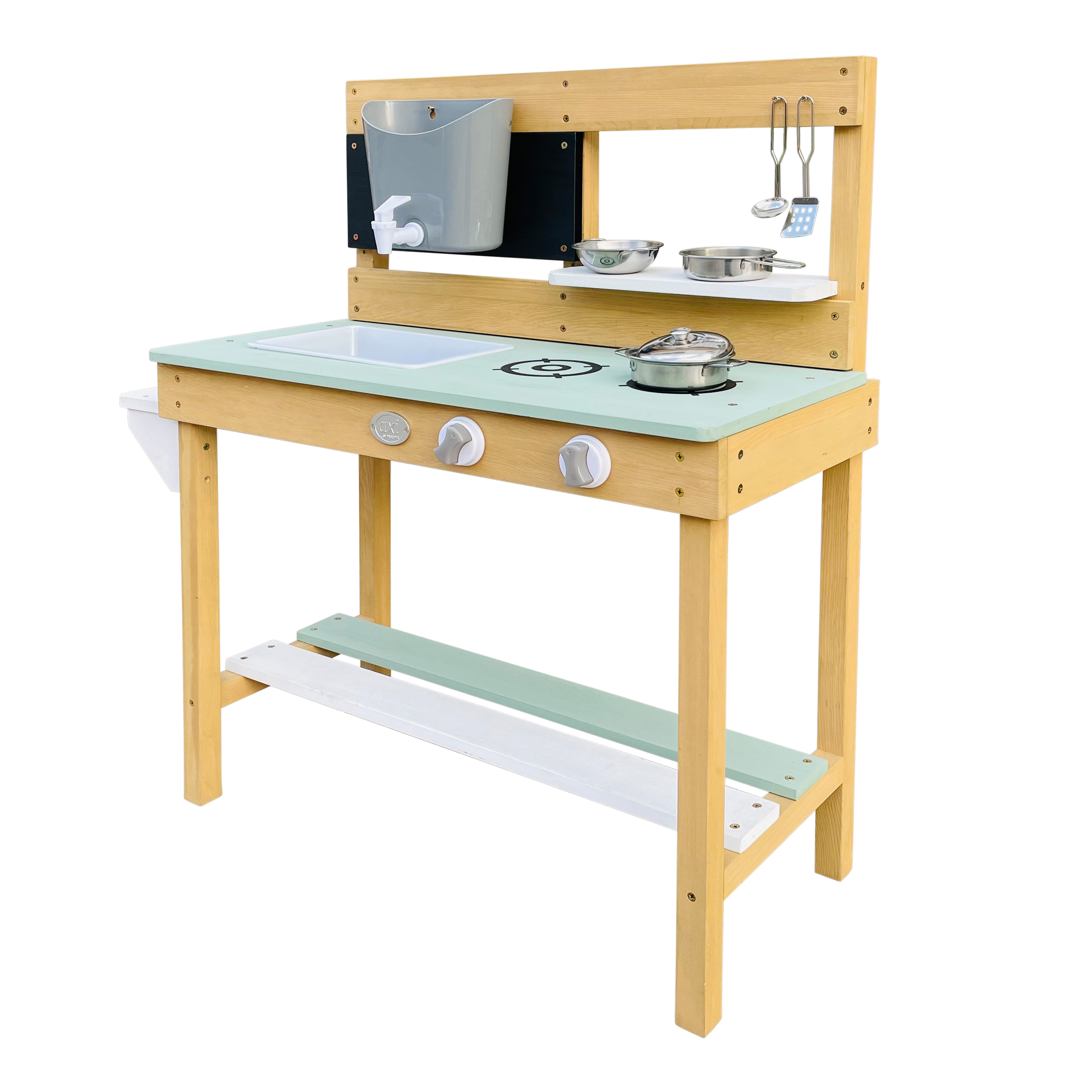 Puck Zand & Water Speelkeuken Bruin/groen