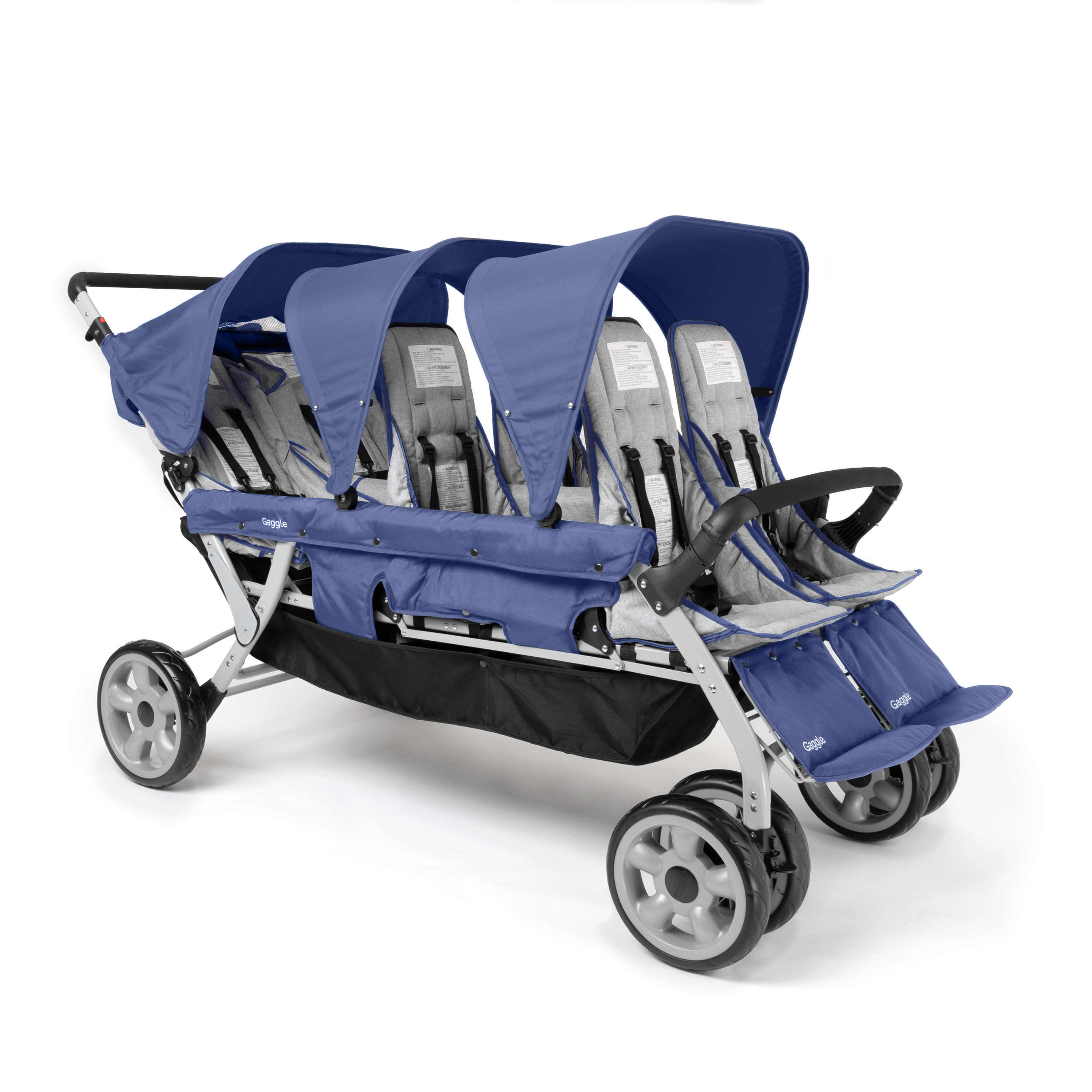 Jamboree 6 Seat Folding Stroller blue