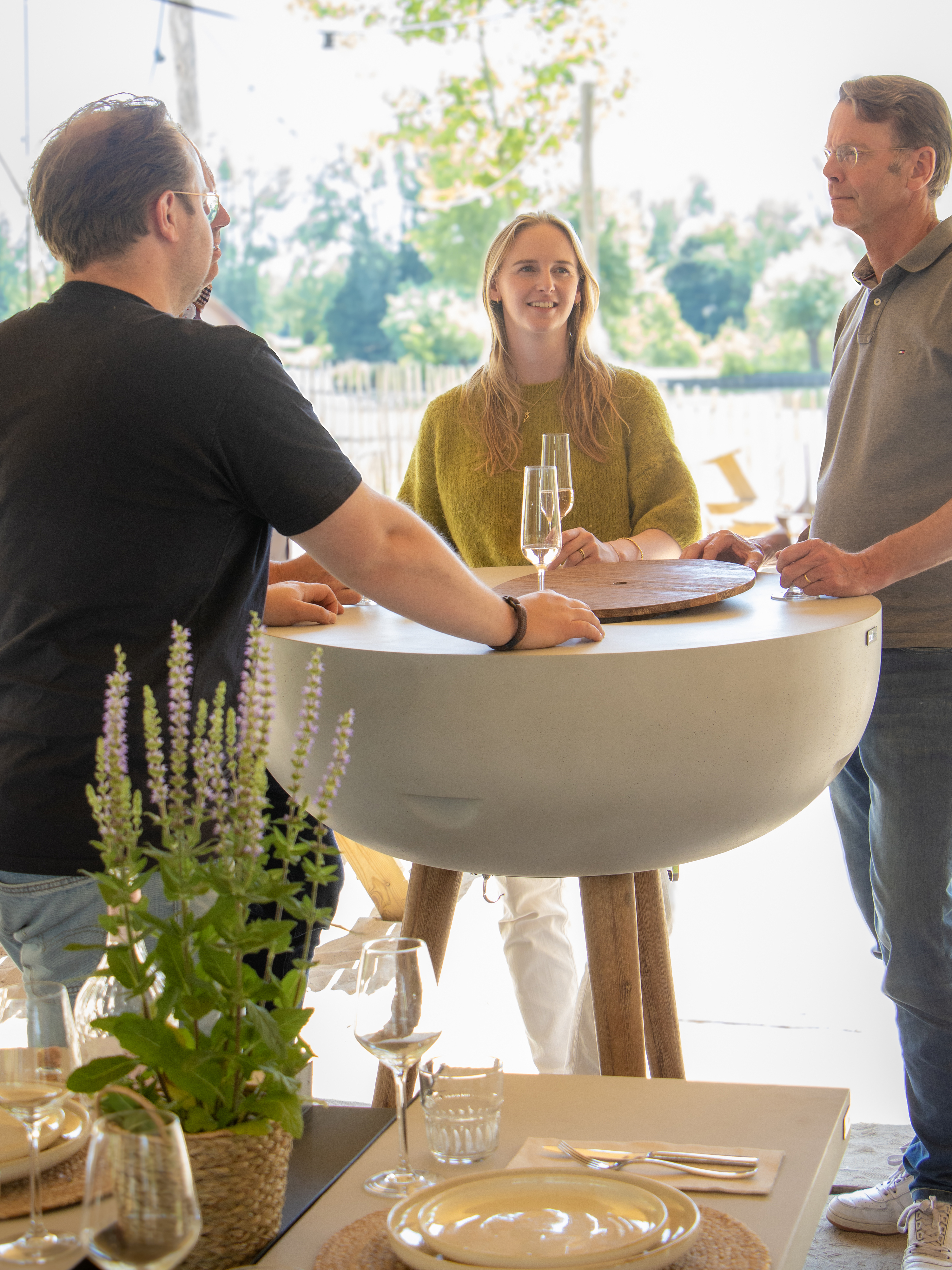 Brandon 2-in-1 statafel / bijzettafel & cooler