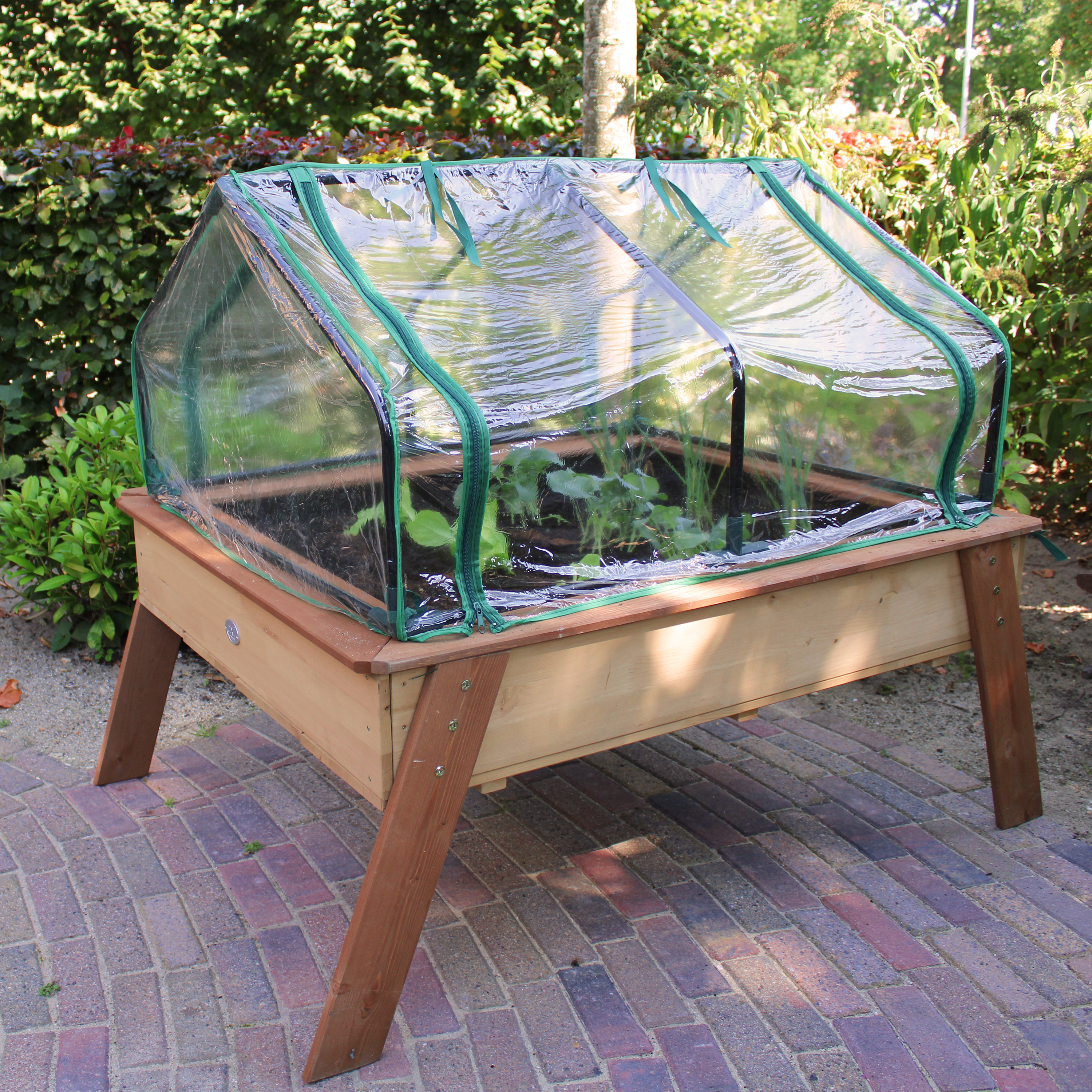 Linda Table de Culture en bois avec Bac & Voile de Jardin