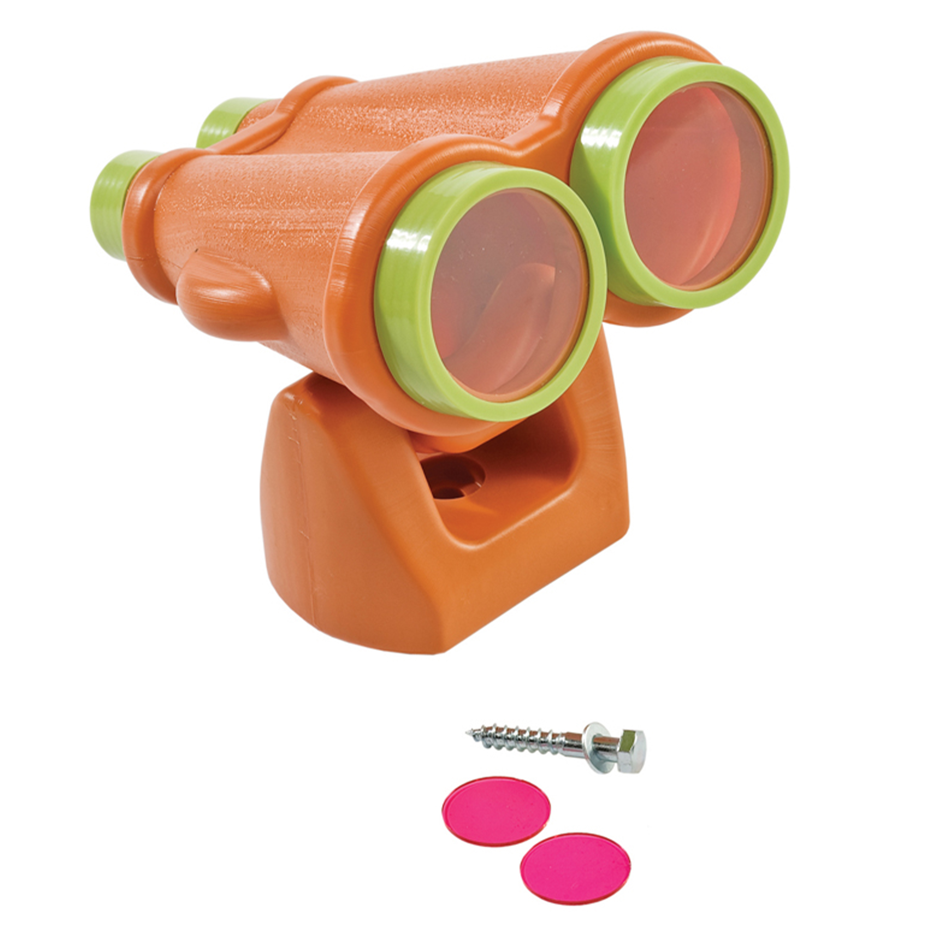 Binoculars Orange / Lime Green