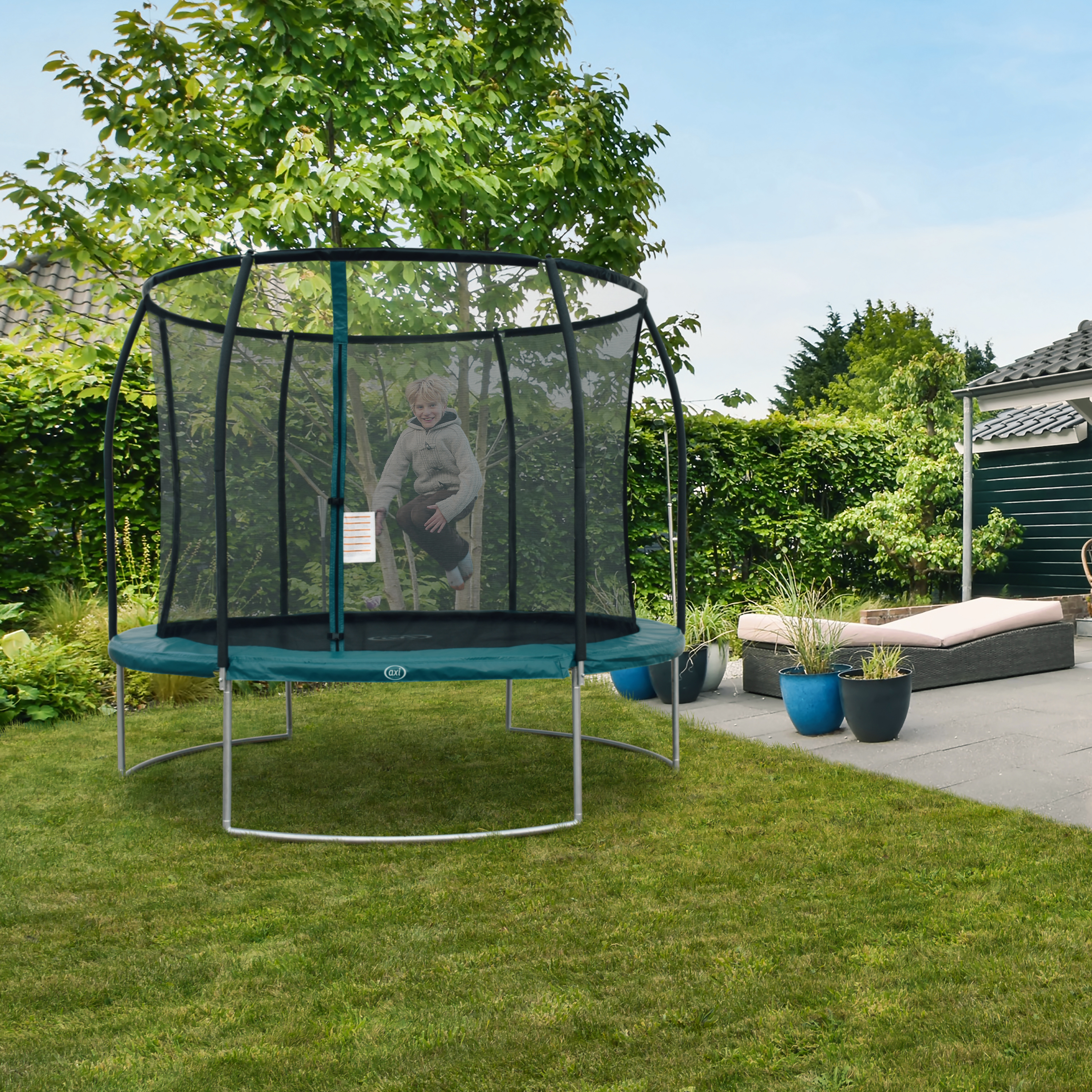 Boston Trampoline 10ft - Inground & onground - Groen