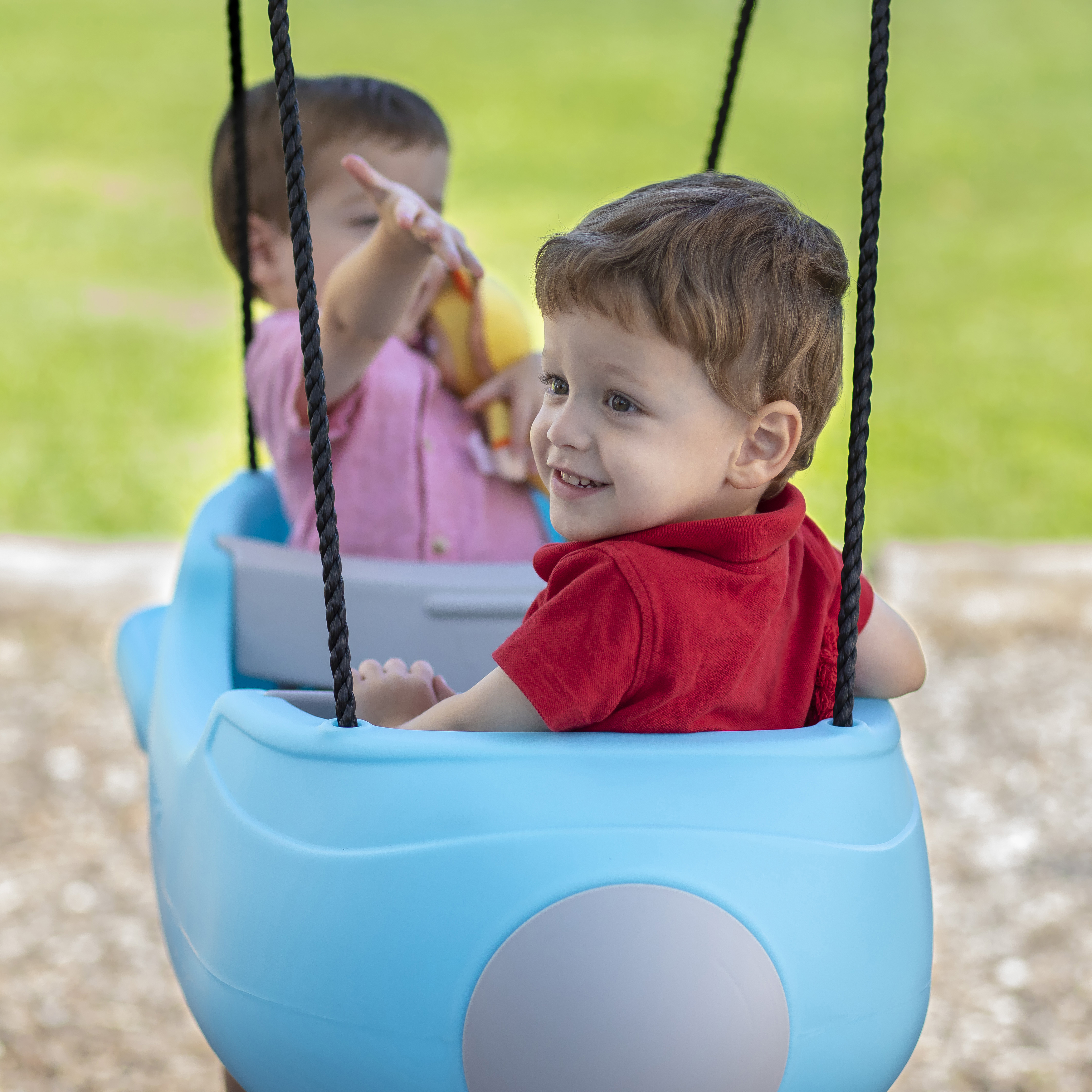 Rocket Swing for Two - Bleu