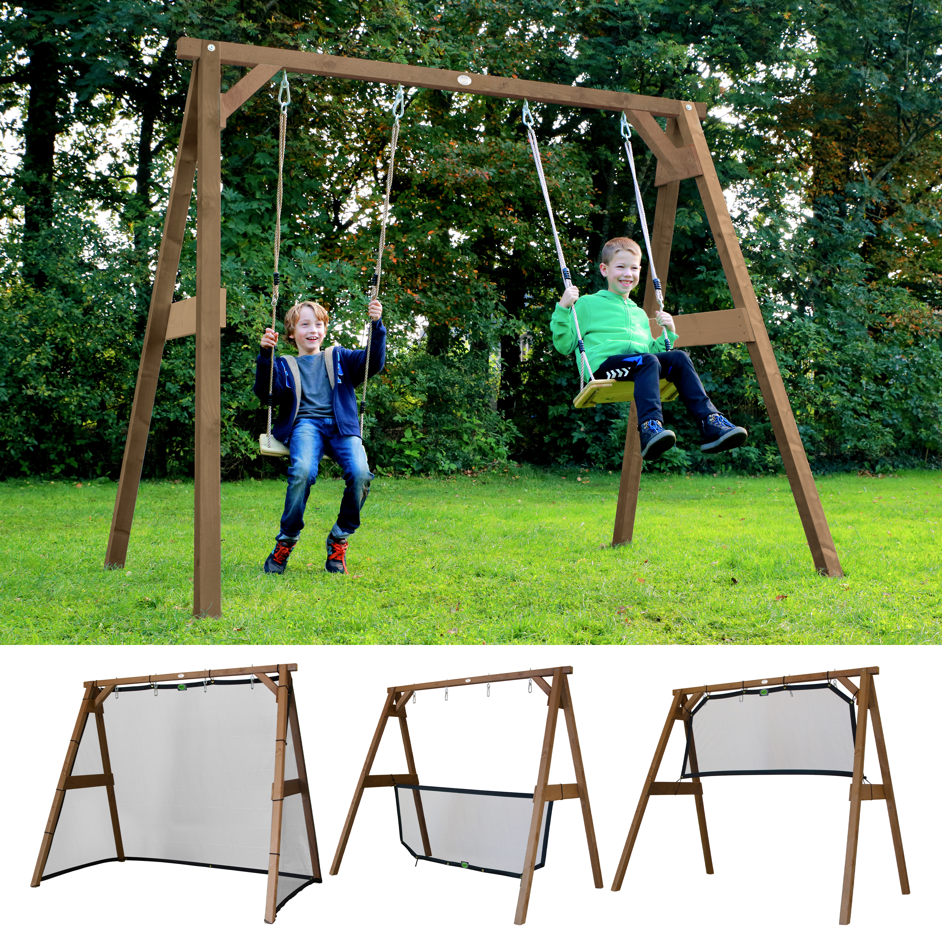 4-in-1 SportsFun Brown 4-in-1 SportsFun Brown