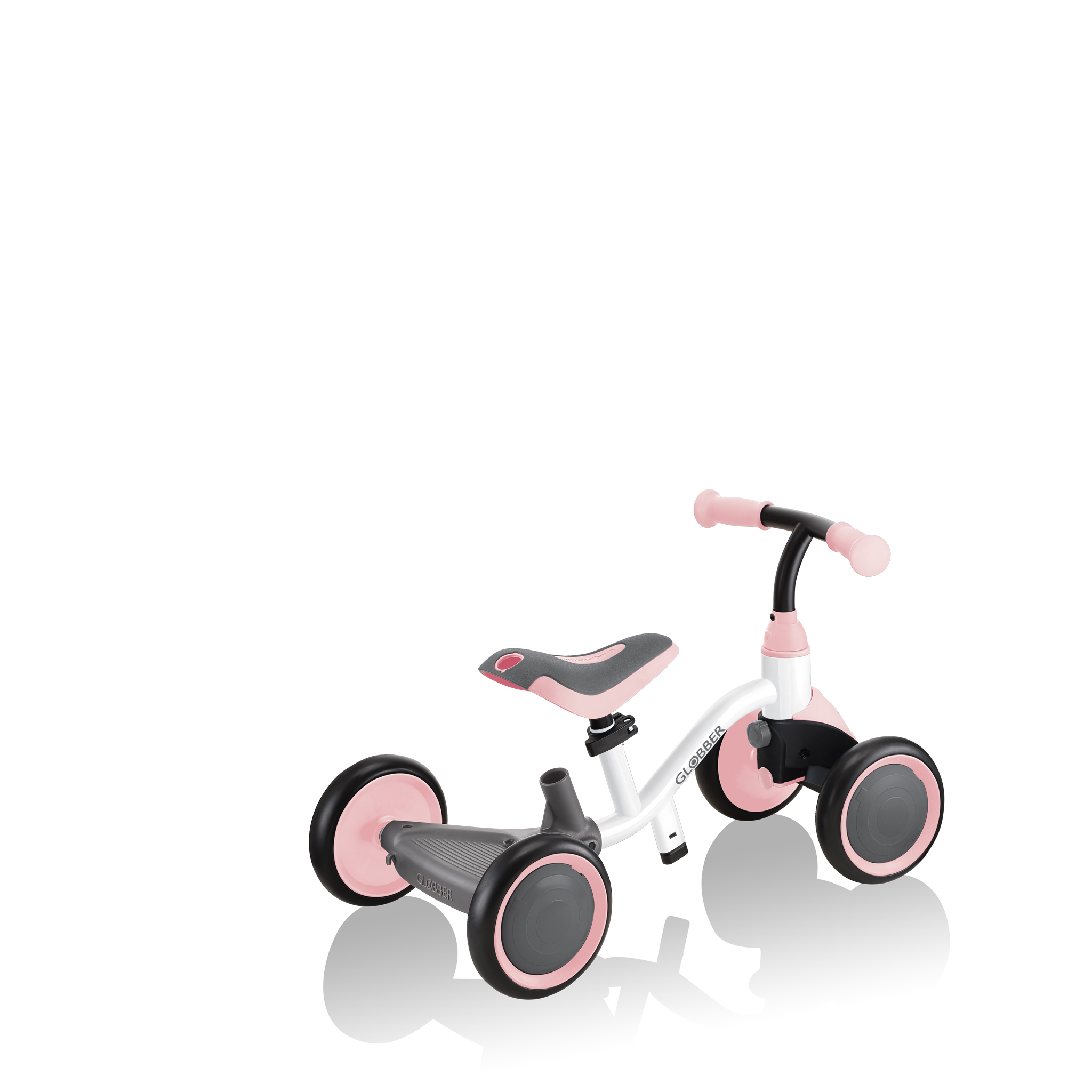 Learning Bike 3-in-1 Learning bike White Pastel Pink