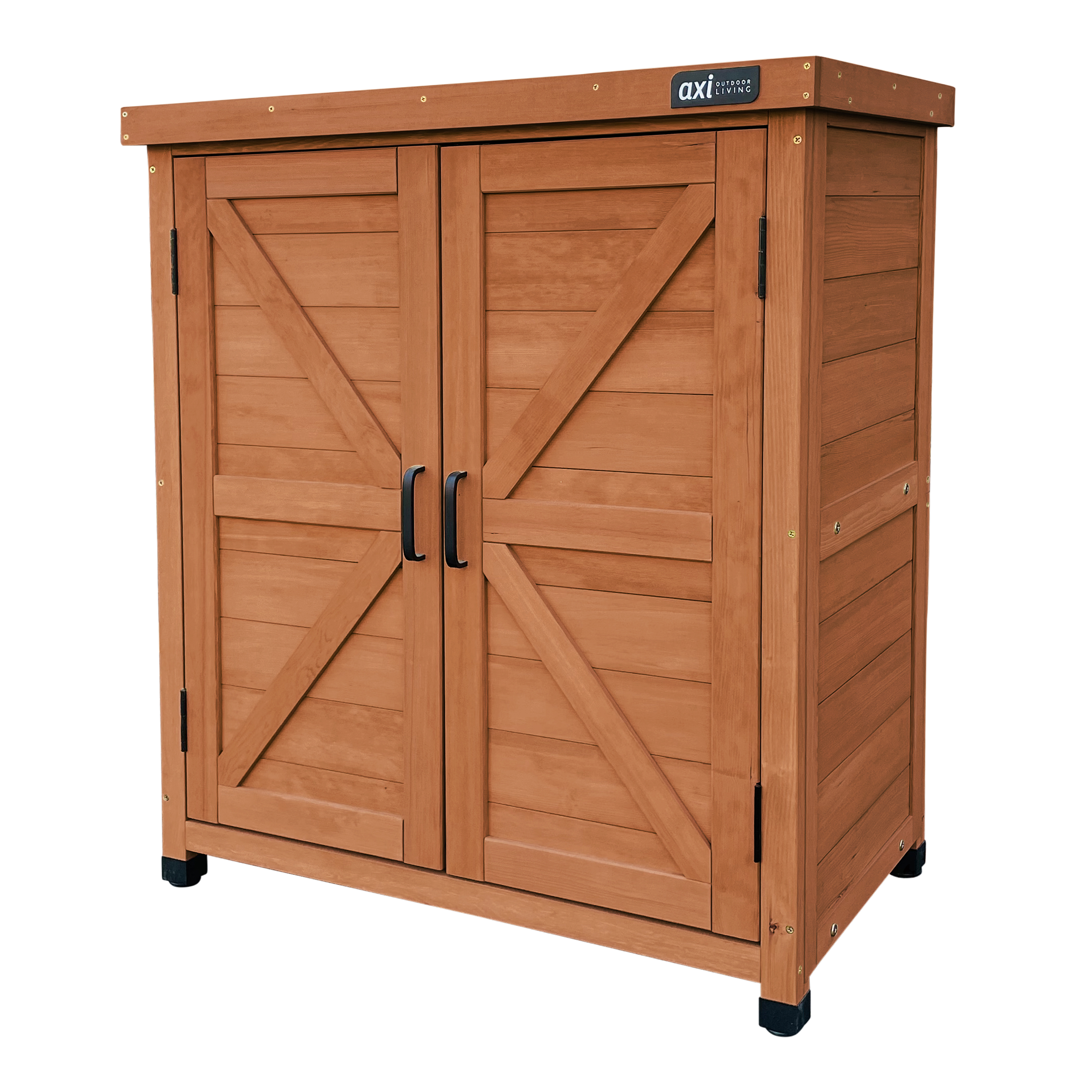 Felix wooden storage cabinet  - Coffee Brown
