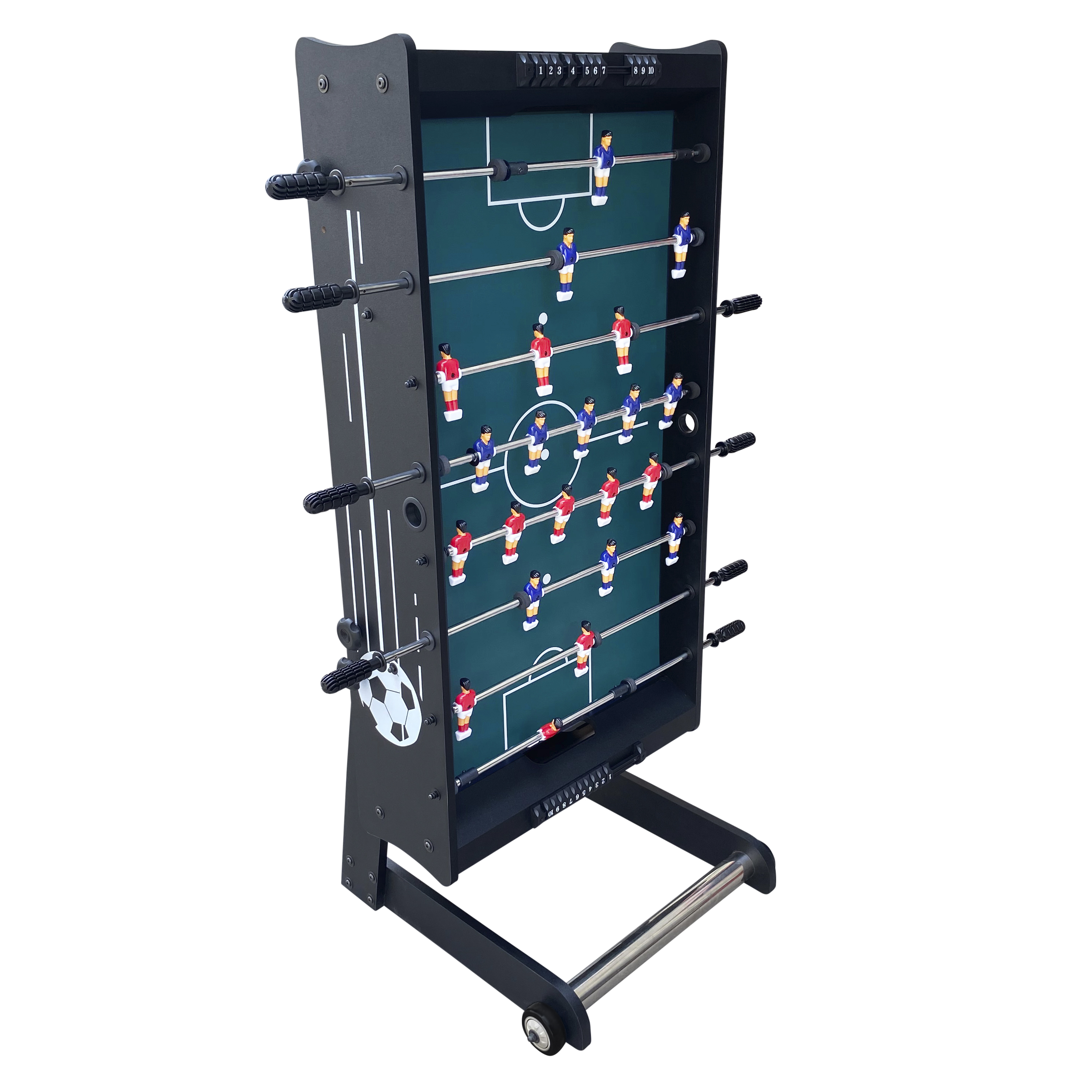 Scorpion Kick TS opklapbare Voetbaltafel Zwart