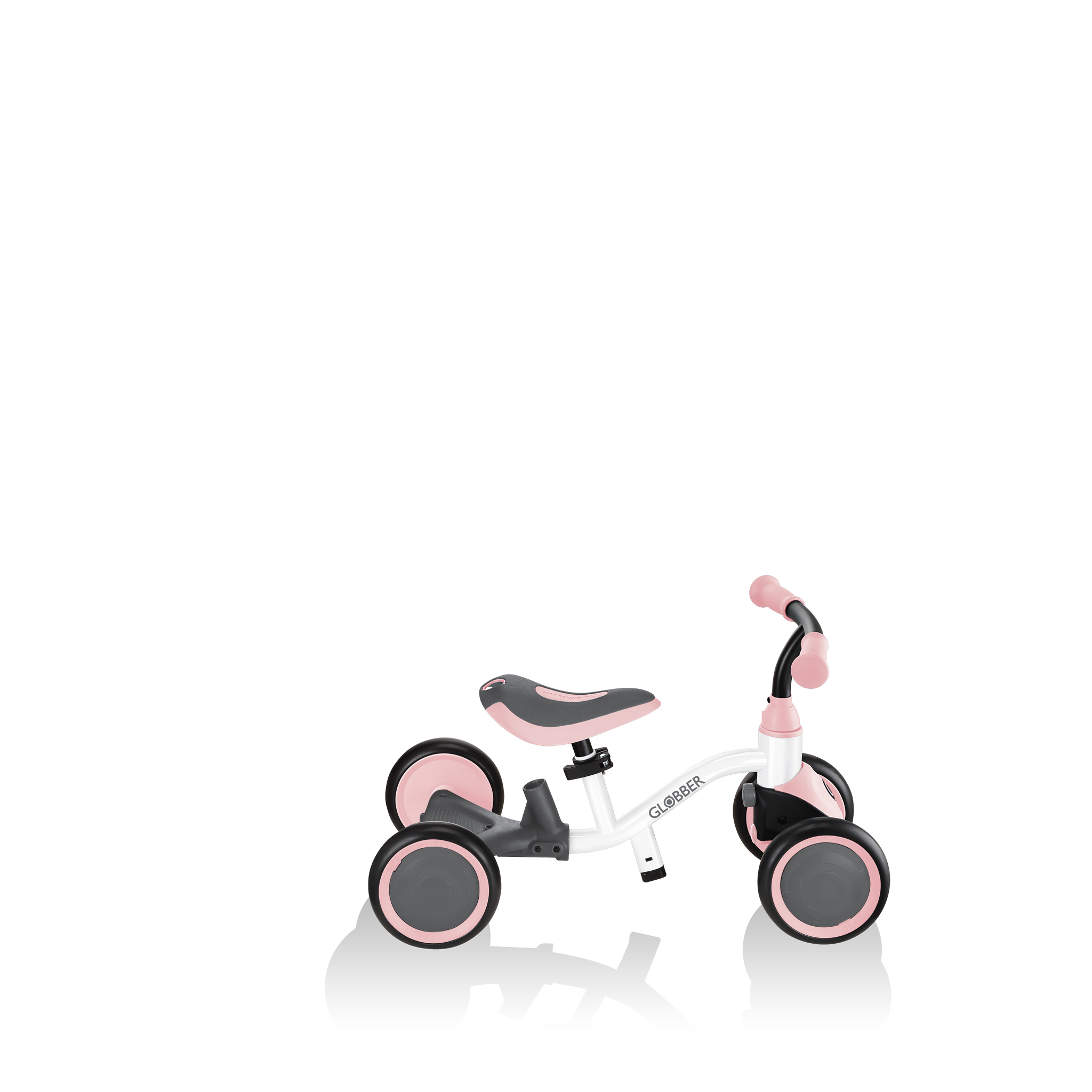 Learning Bike 3-in-1 Learning bike White Pastel Pink Learning Bike 3-in-1 Learning bike White Pastel Pink