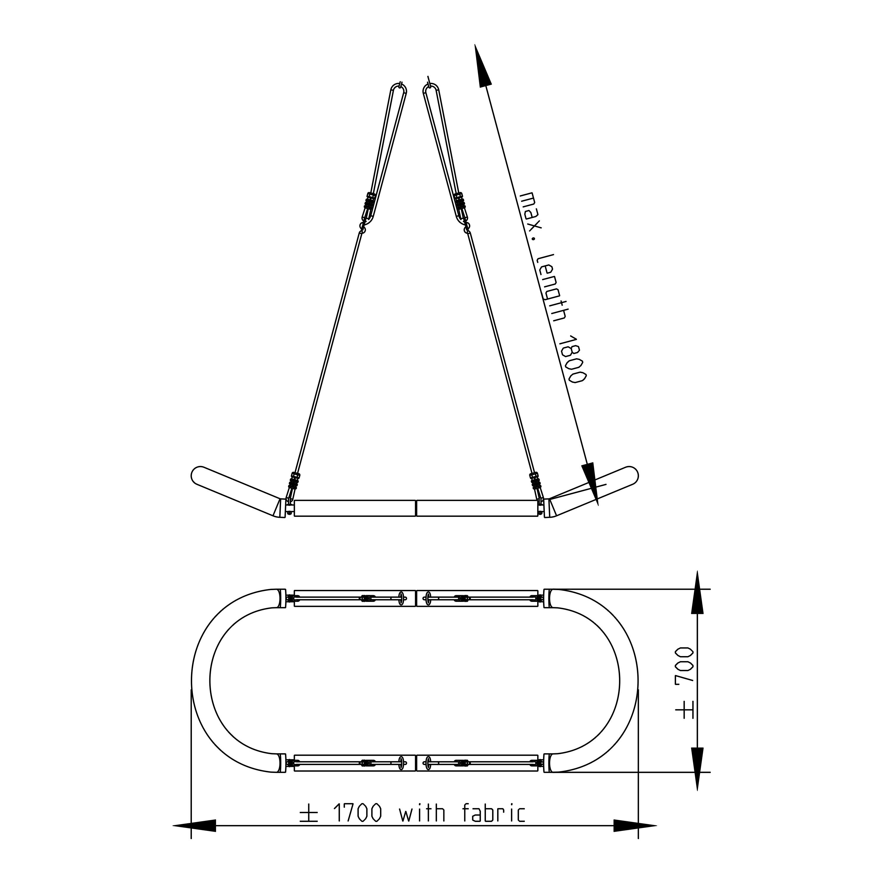 Roxy Nest Swing Black