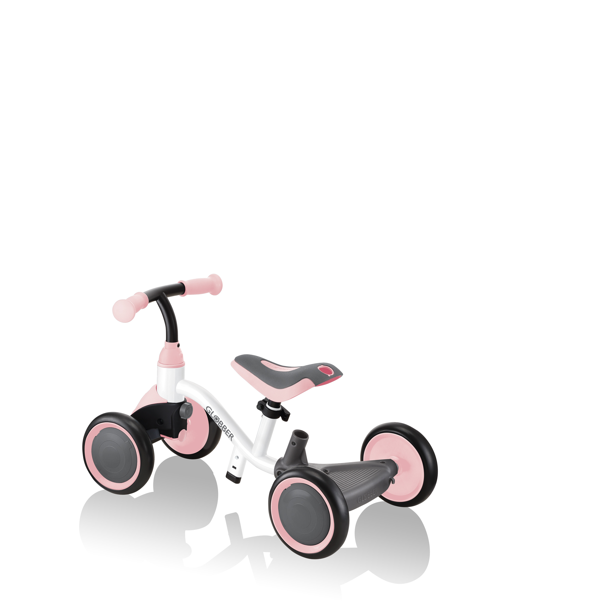 Learning Bike 3-in-1 Learning bike White Pastel Pink