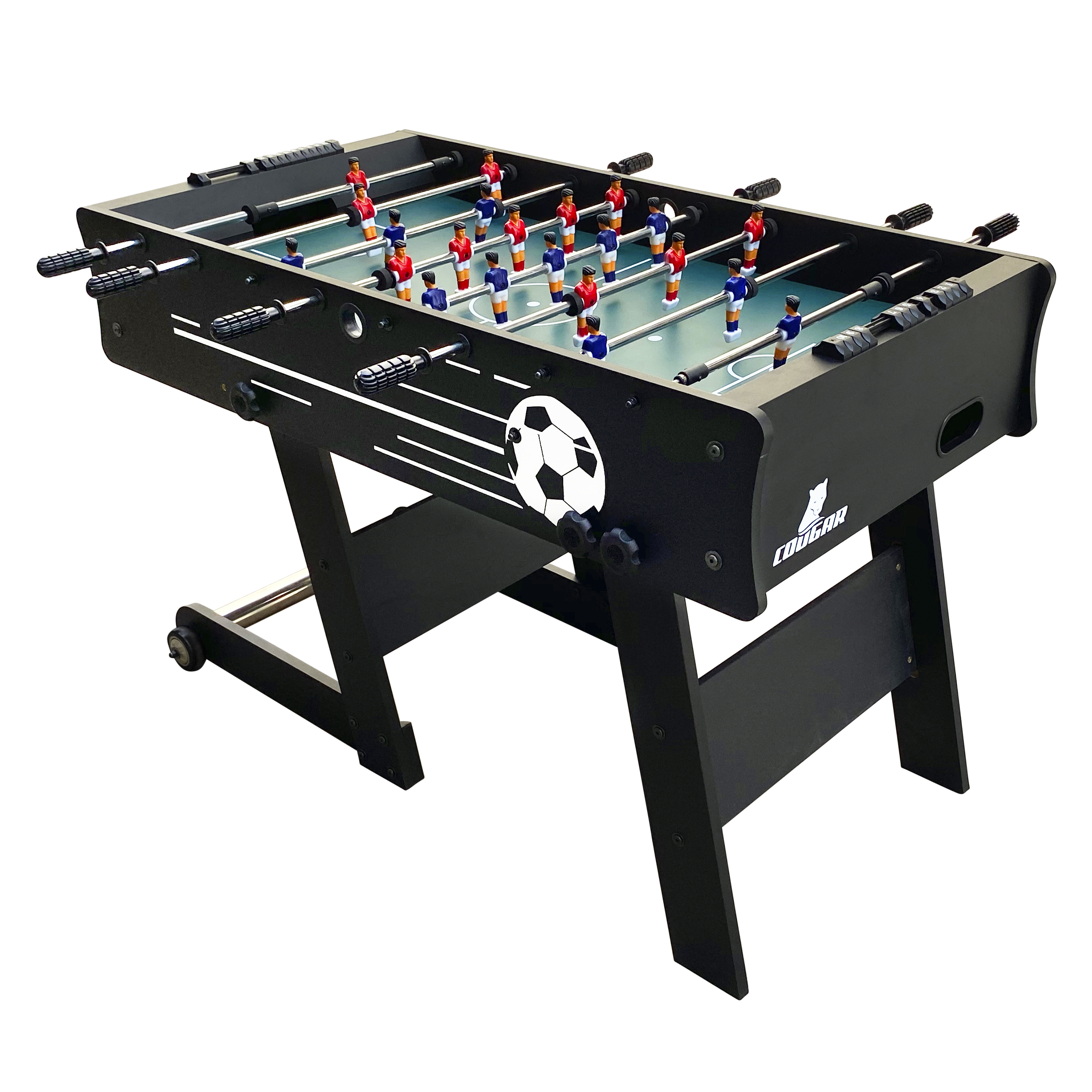 Scorpion Kick TS opklapbare Voetbaltafel Zwart