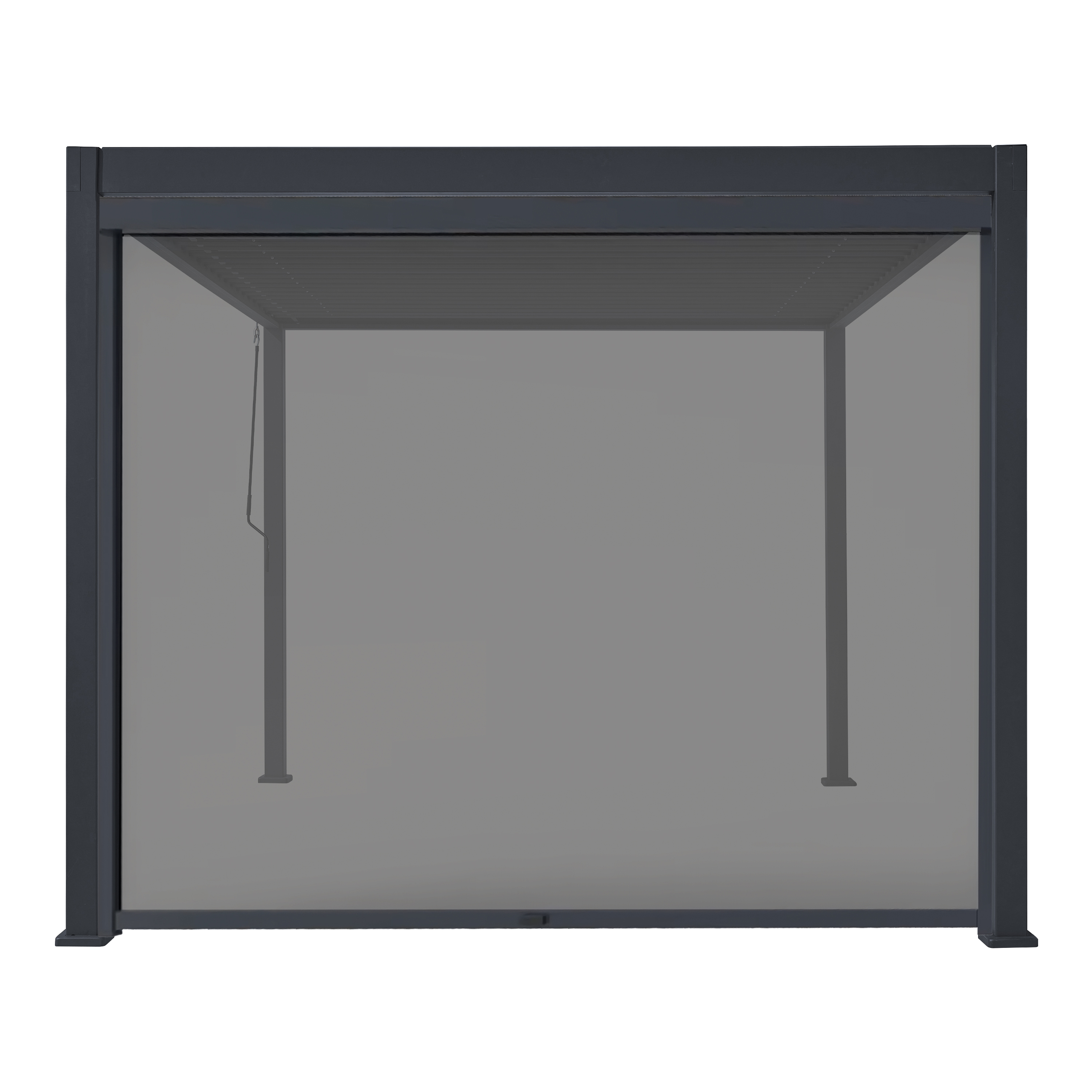 Raya Pergola Screen 3 m Antraciet/zwart