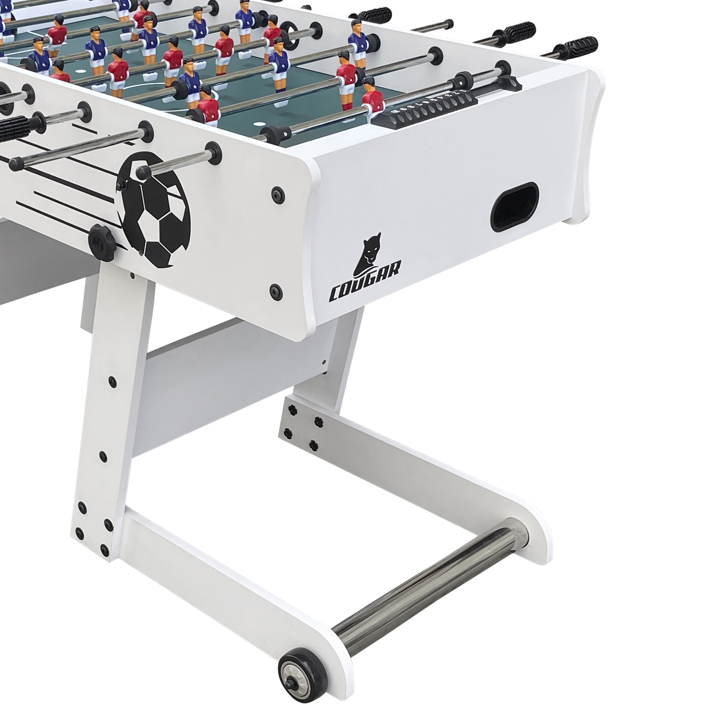 Scorpion Kick opklapbare Voetbaltafel Wit