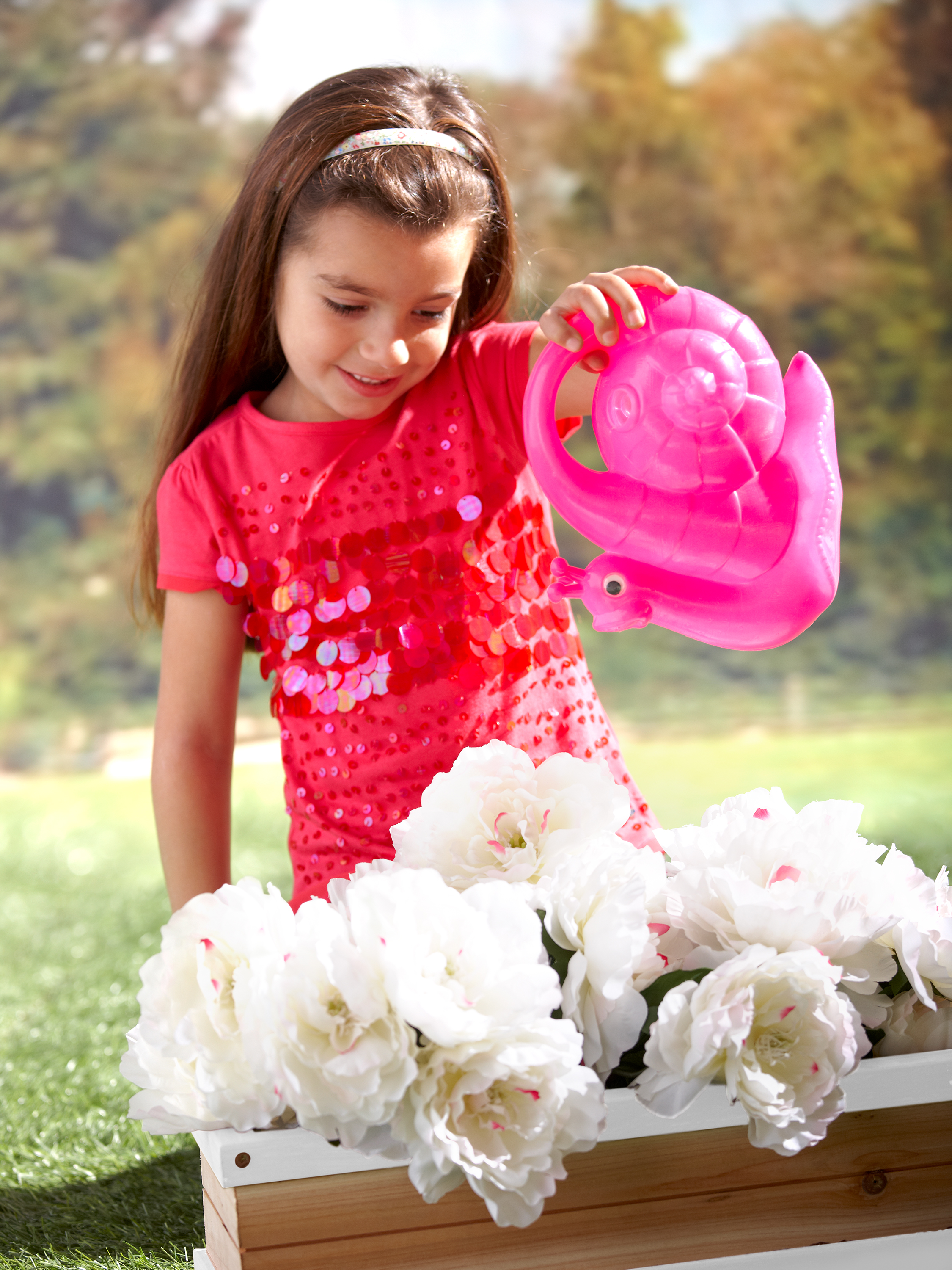 Flower box - Brown/White