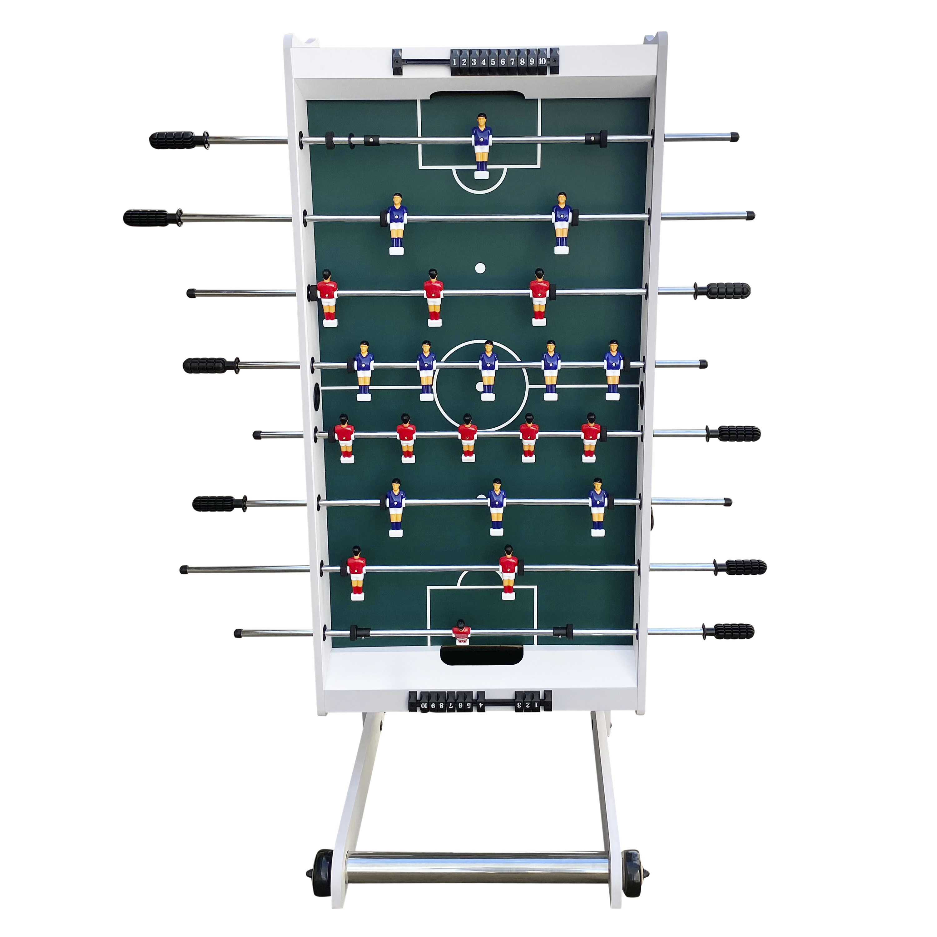 Scorpion Kick opklapbare Voetbaltafel Wit