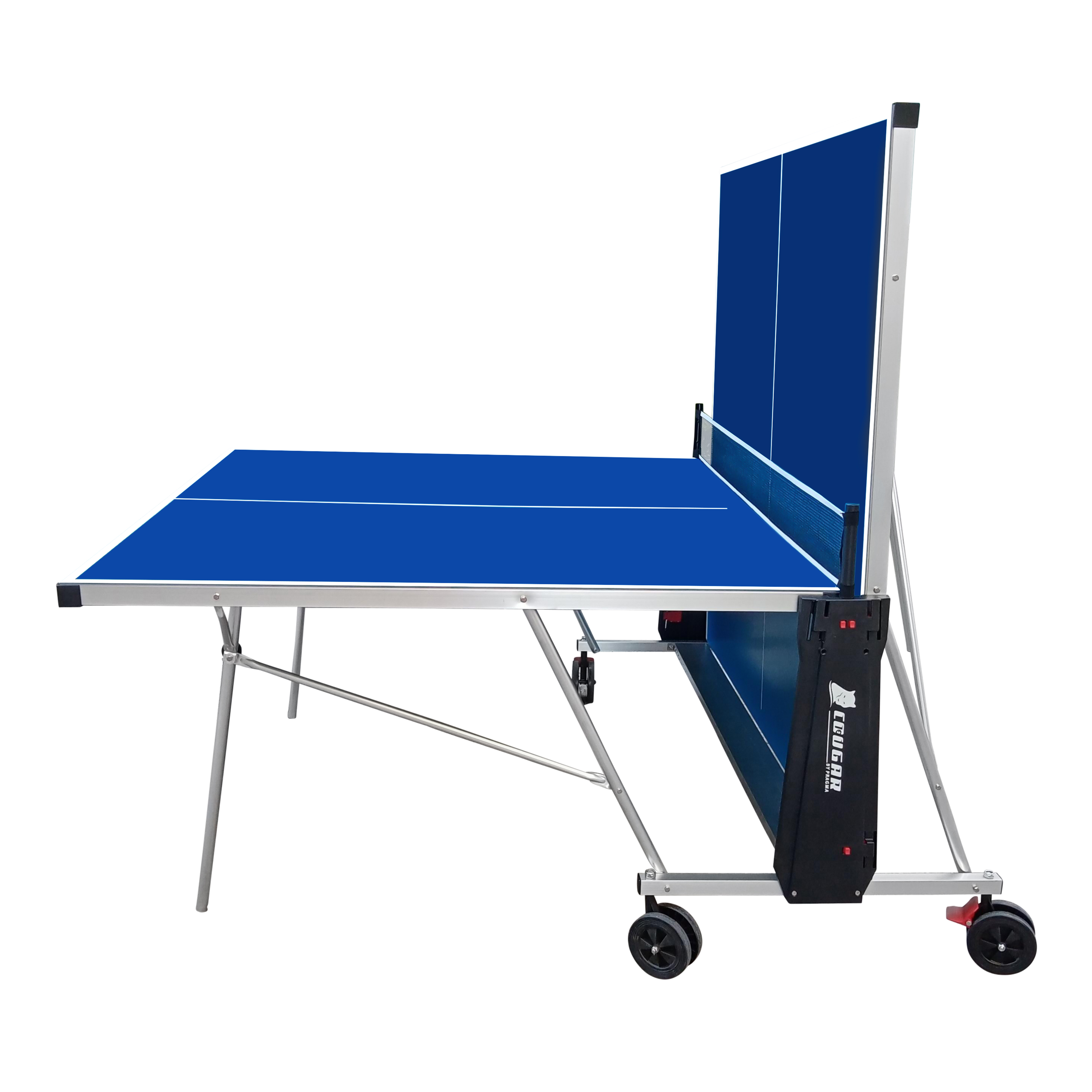Cougar Tafeltennistafel Deluxe 2800 Outdoor - Blauw Cougar Tafeltennistafel Deluxe 2800 Outdoor - Blauw