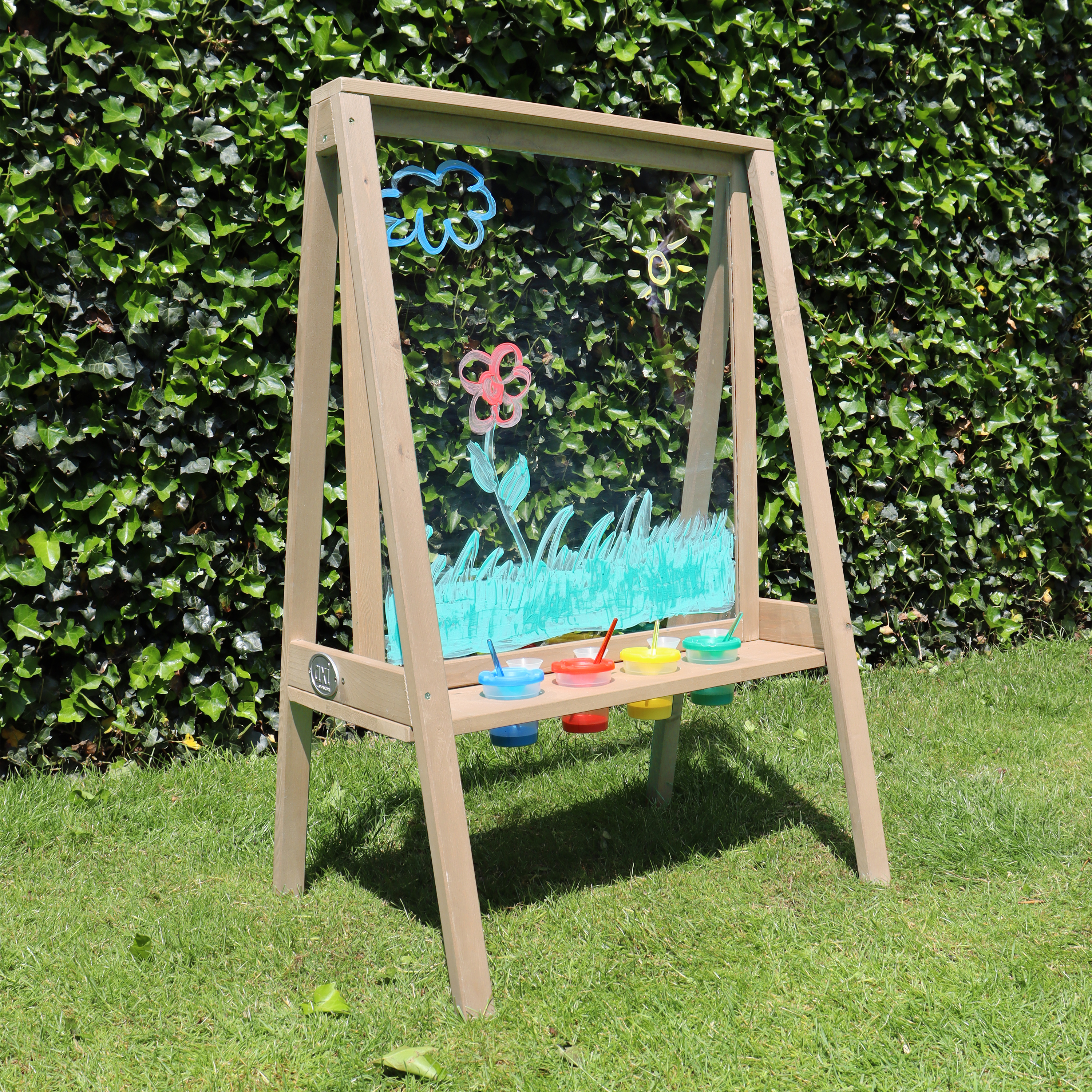 Eric Activity Easel Natural Brown Eric Activity Easel Natural Brown