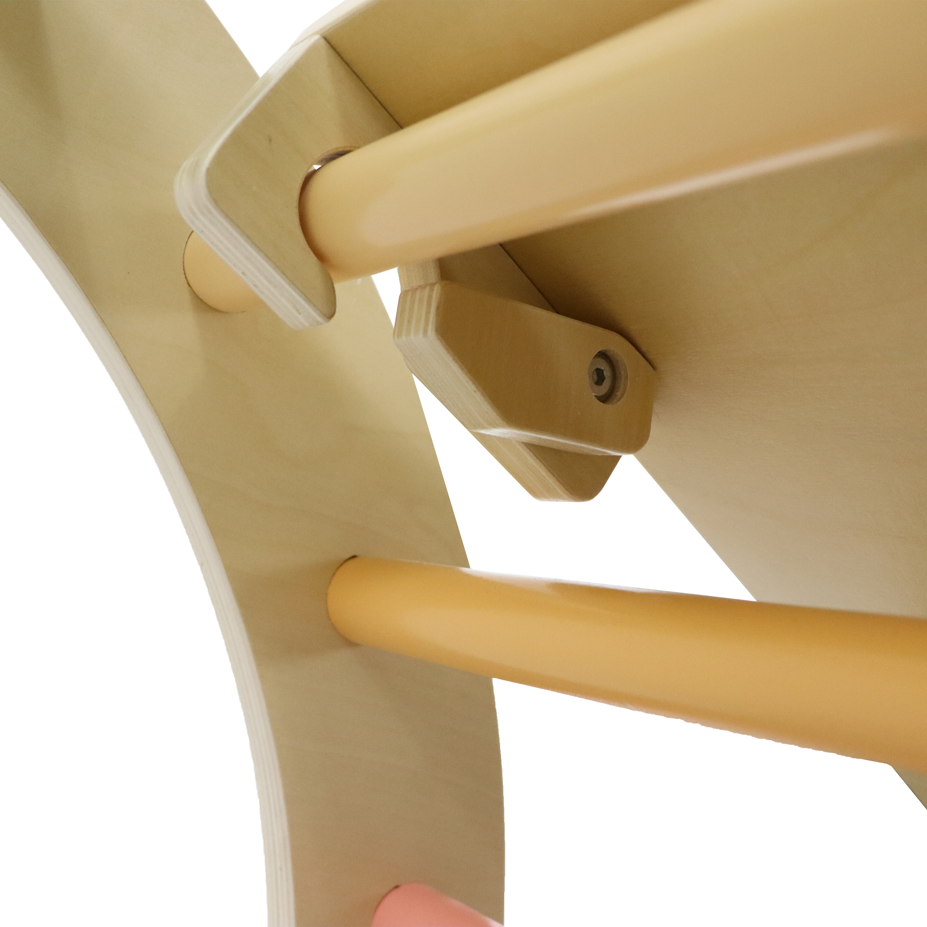 Charlie 3-in-1 Houten Klimdriehoek met Klimwand en Roc