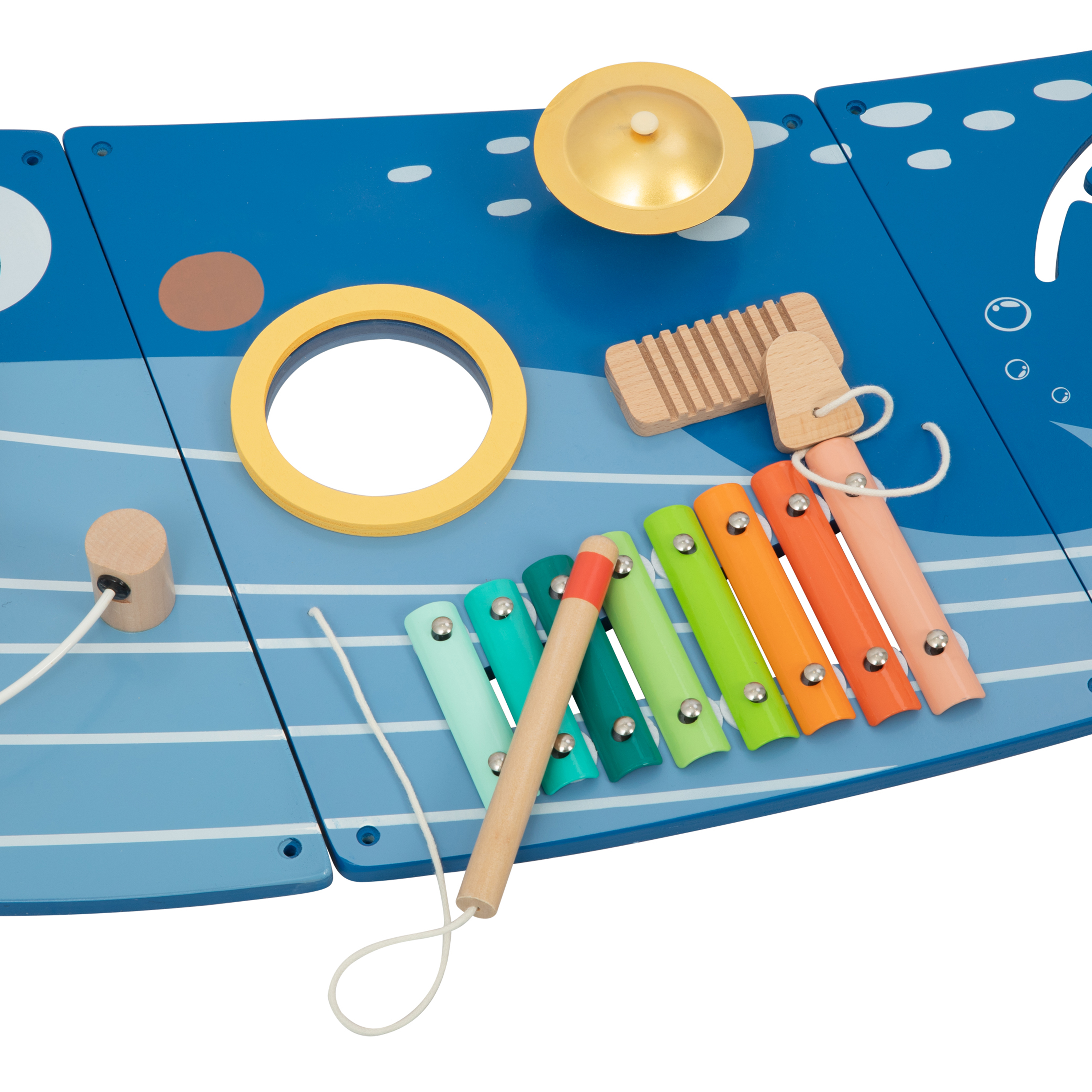 Houten Activiteitenpaneel Walvis