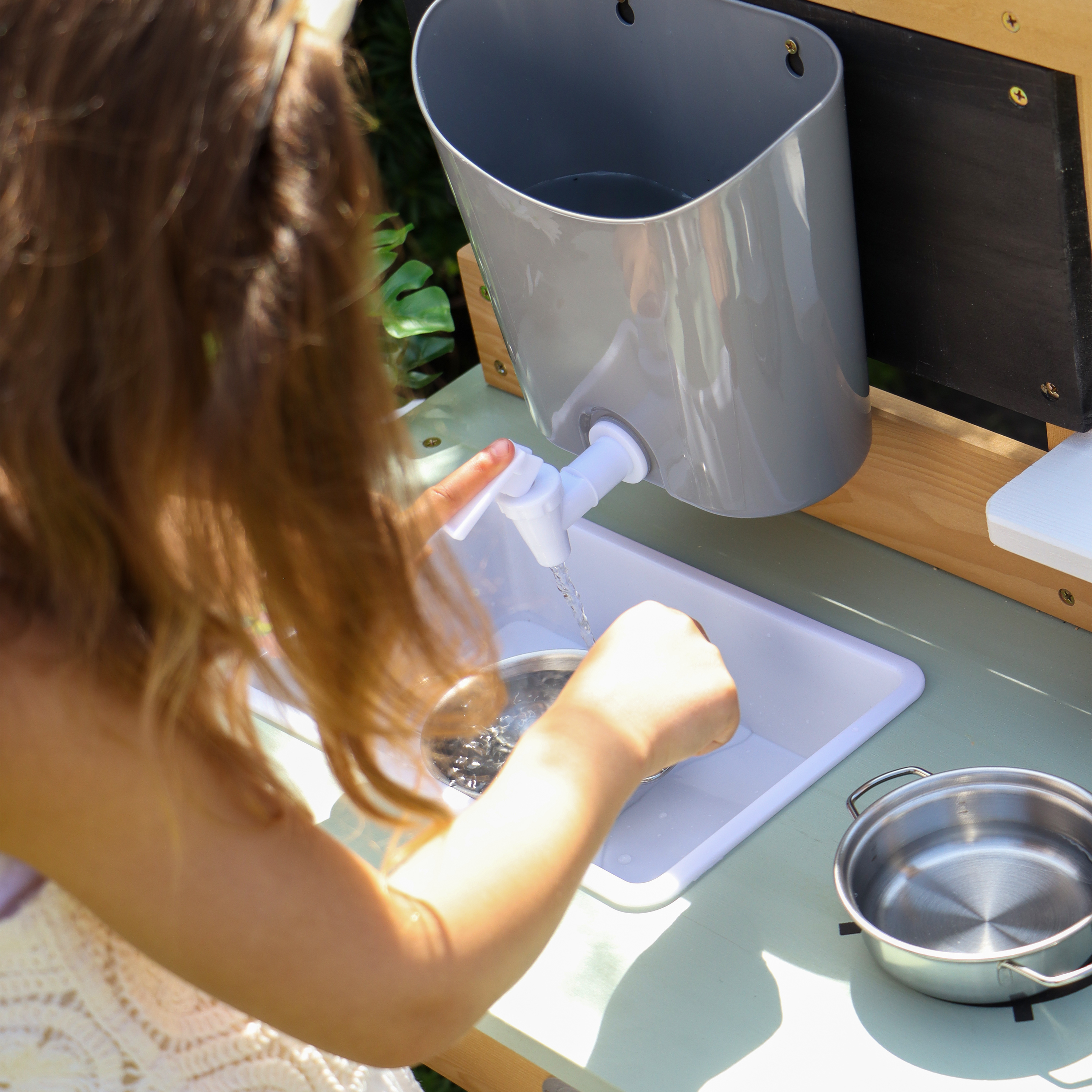 Puck Zand & Water Speelkeuken Bruin/groen