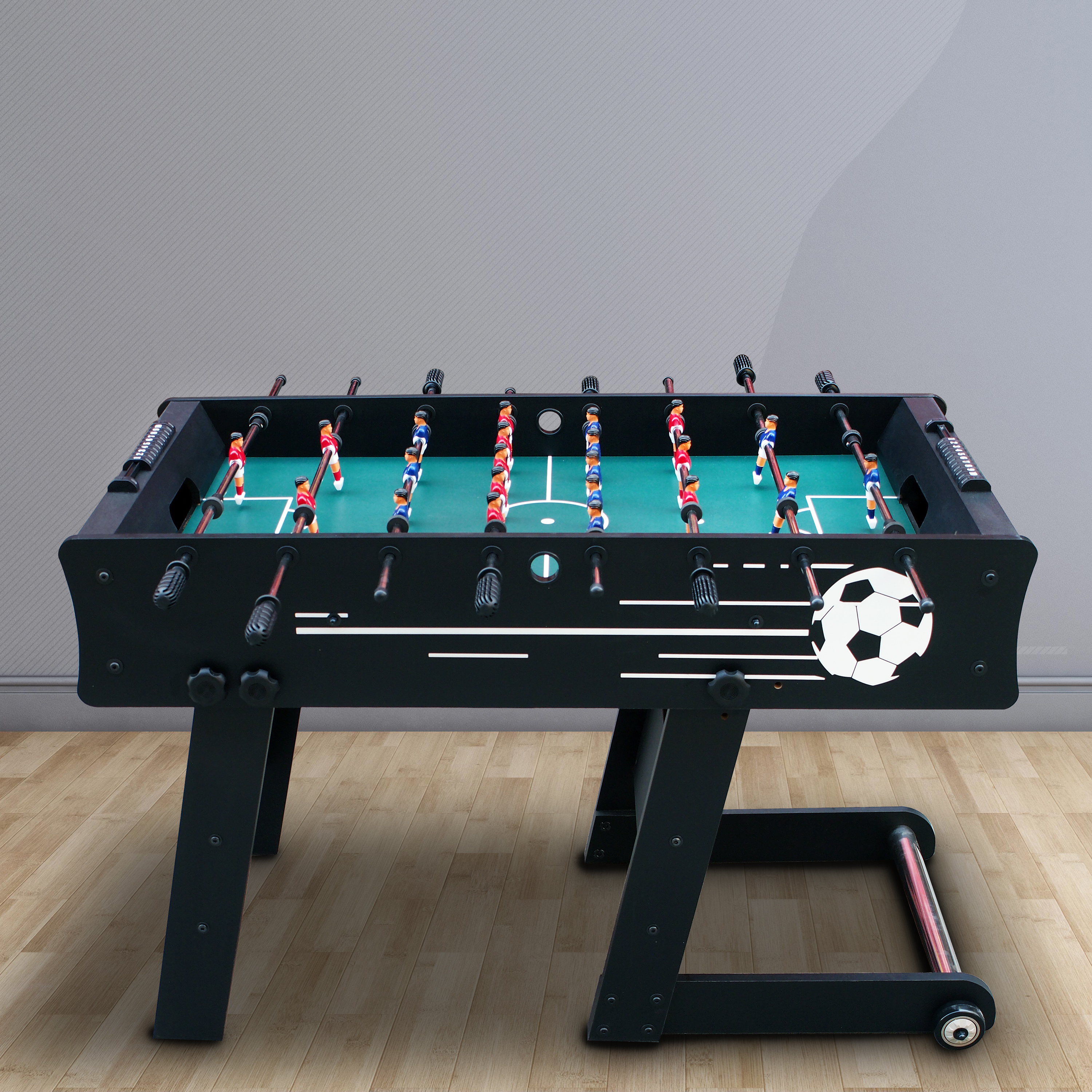 Scorpion Kick opklapbare Voetbaltafel Zwart