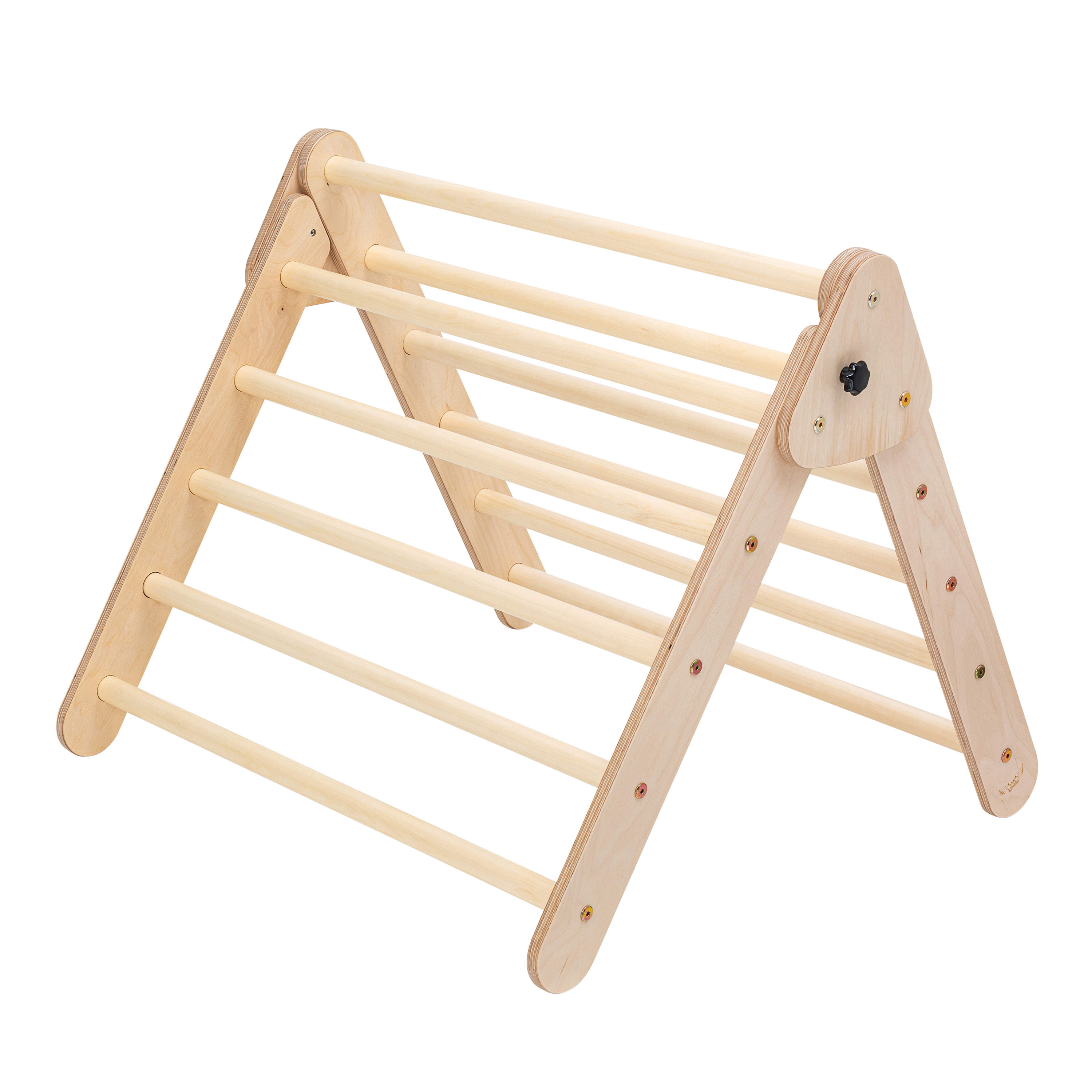 Houten Klimdriehoek Naturel