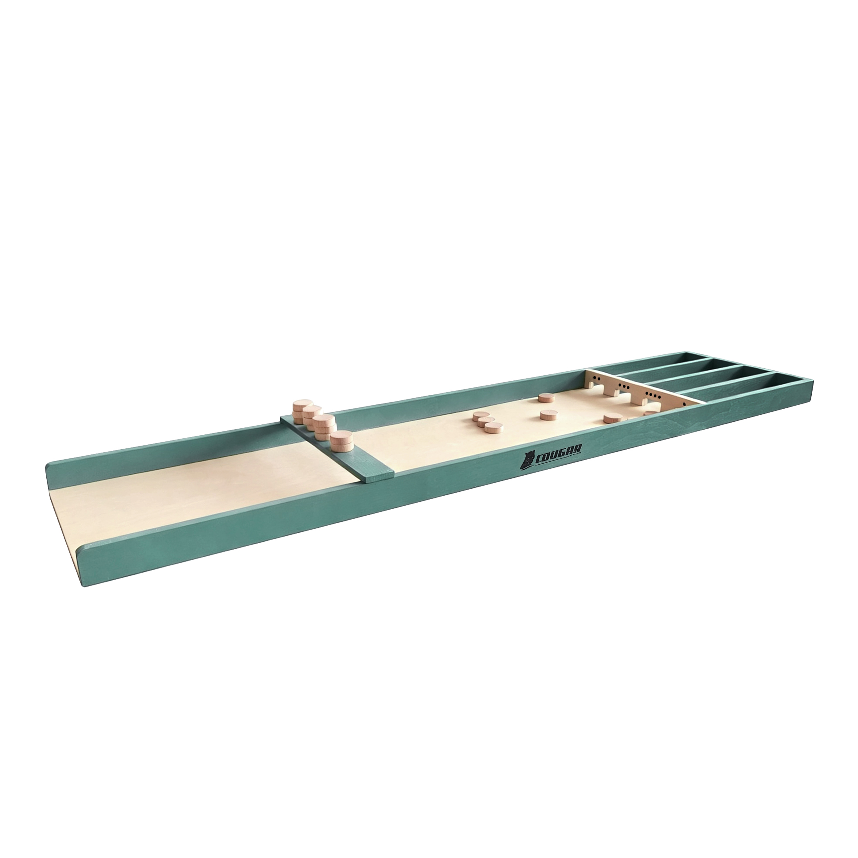Dutch Shuffle Board Mini - Natural/Green