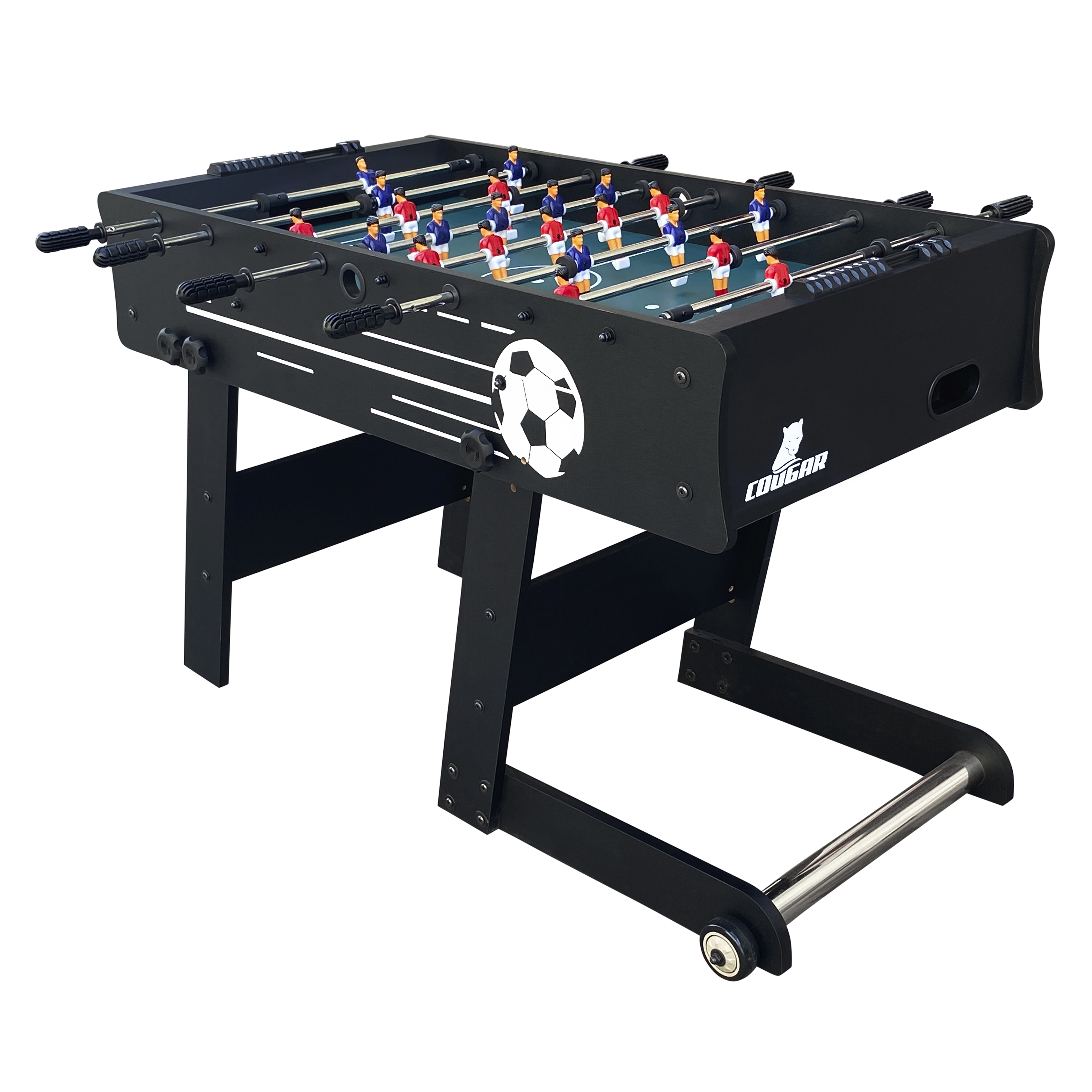 Scorpion Kick TS opklapbare Voetbaltafel Zwart
