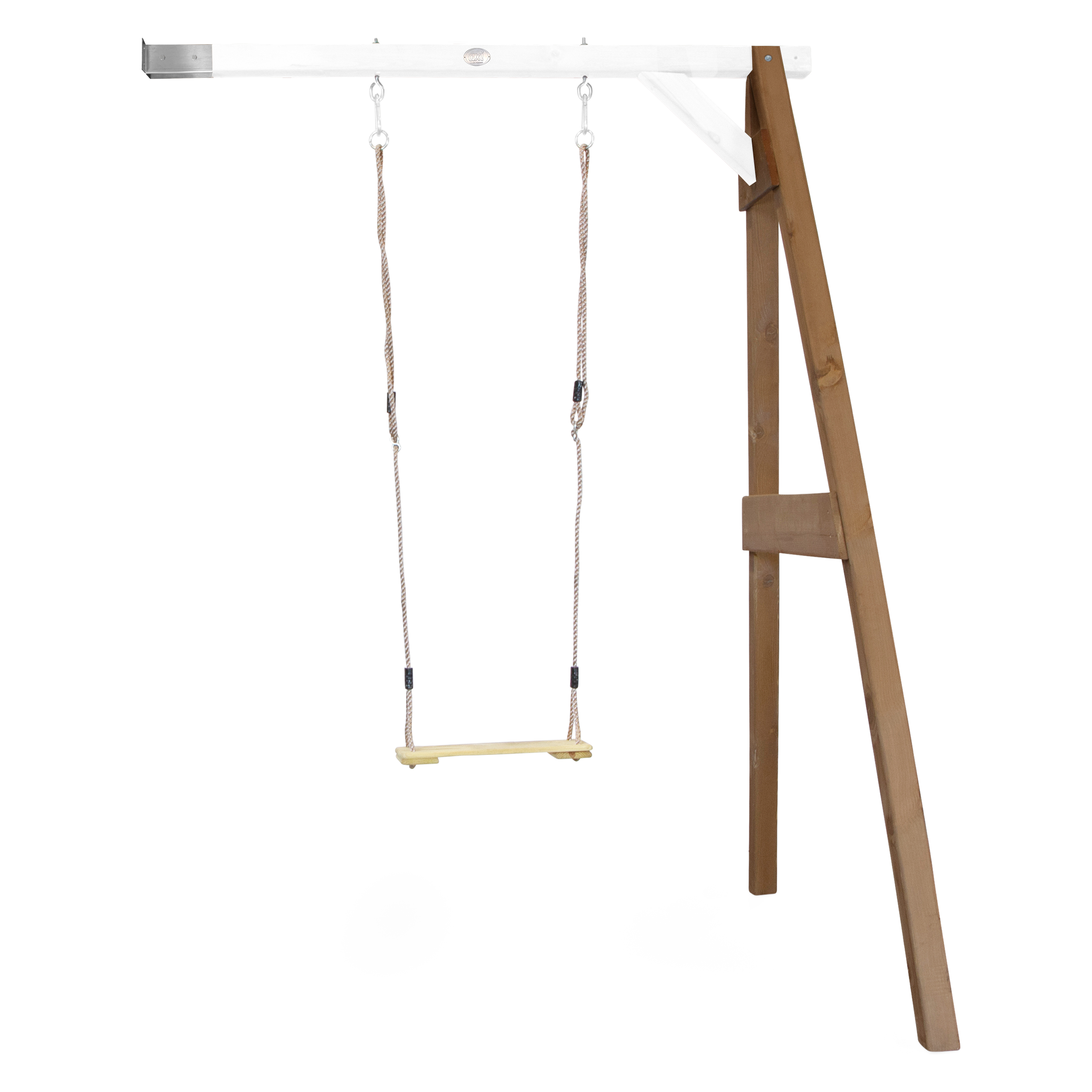 Single Swing Wall Mount Brown/White
