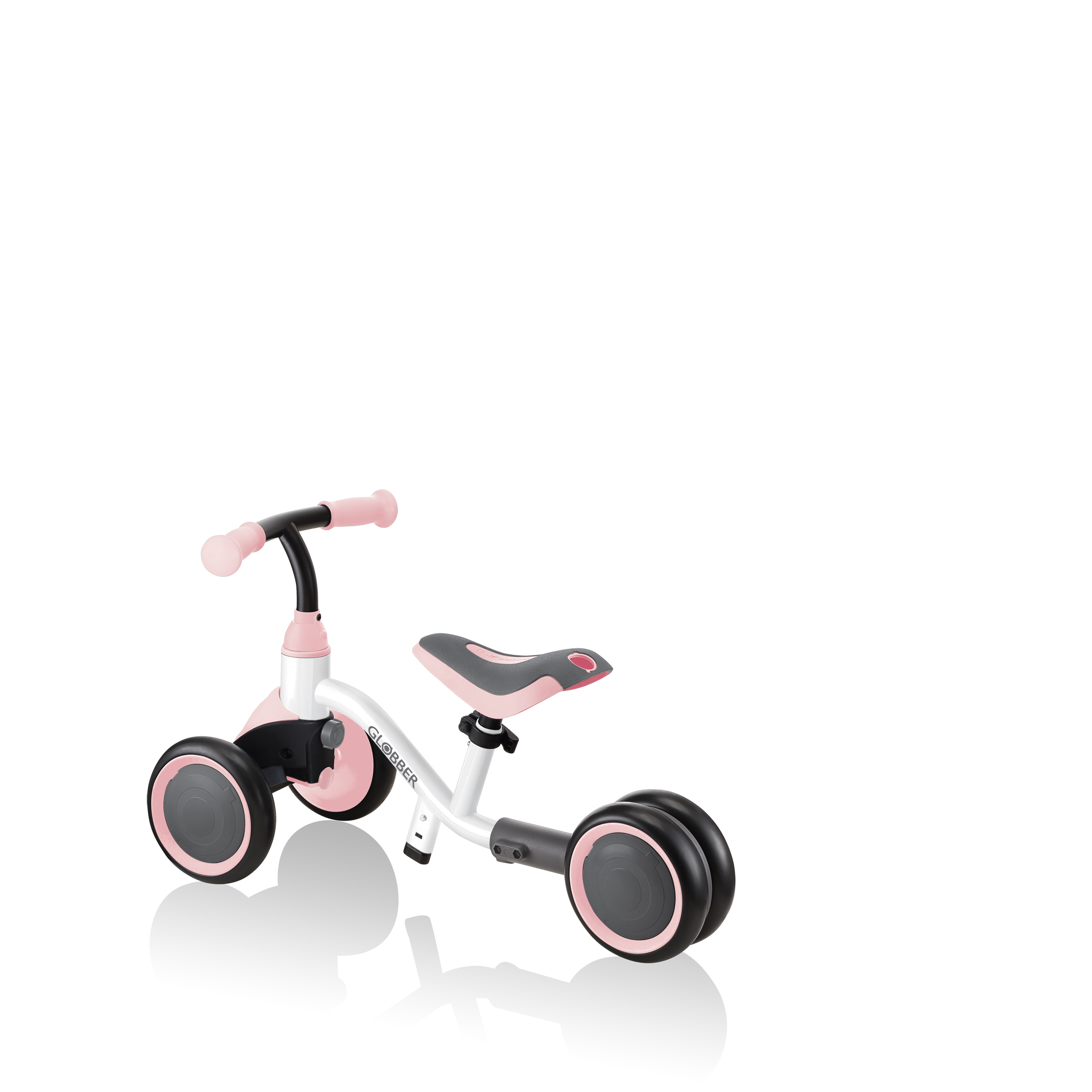 Learning Bike 3-in-1 Learning bike White Pastel Pink