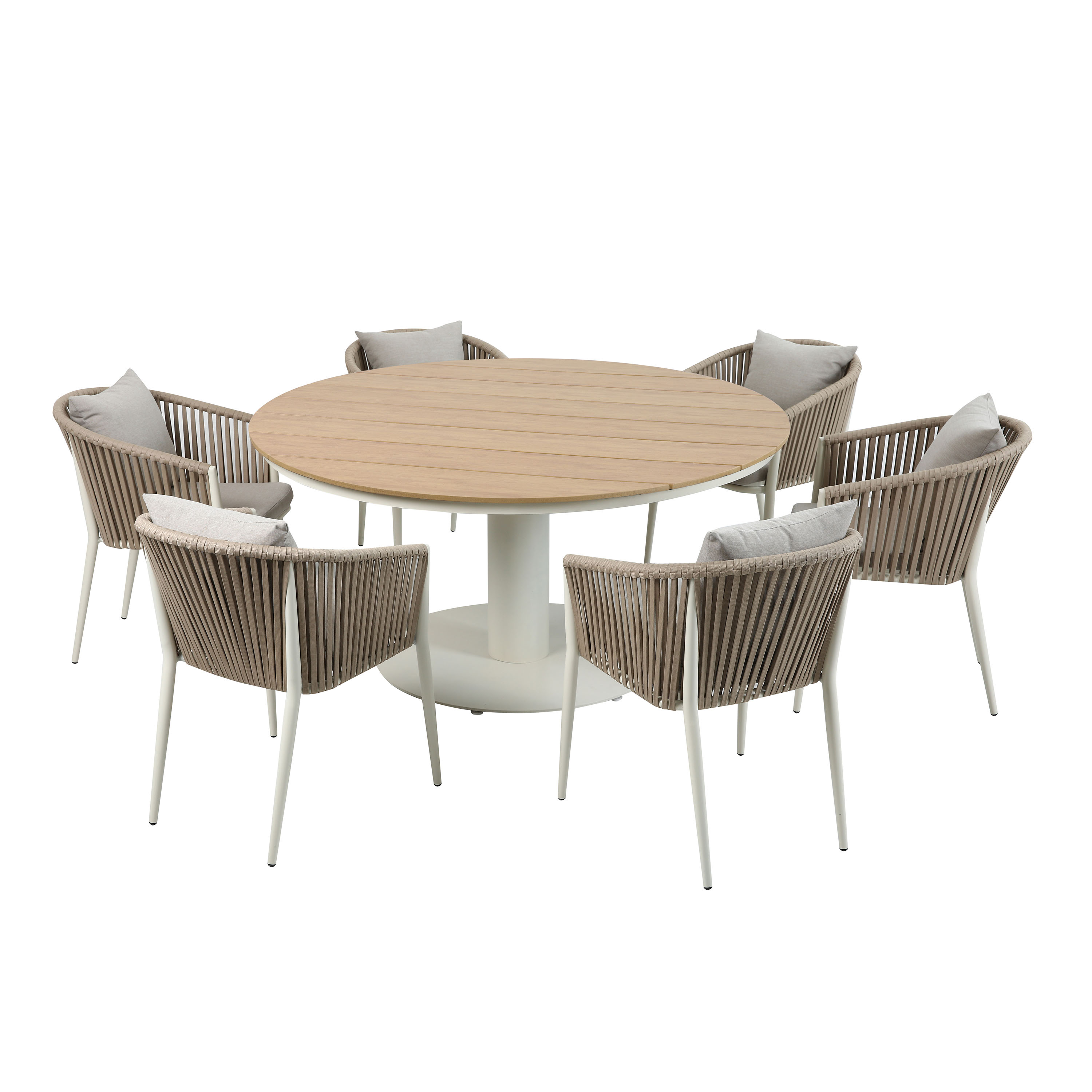 Jay set - incl. 6 pcs Faye chair - Beige