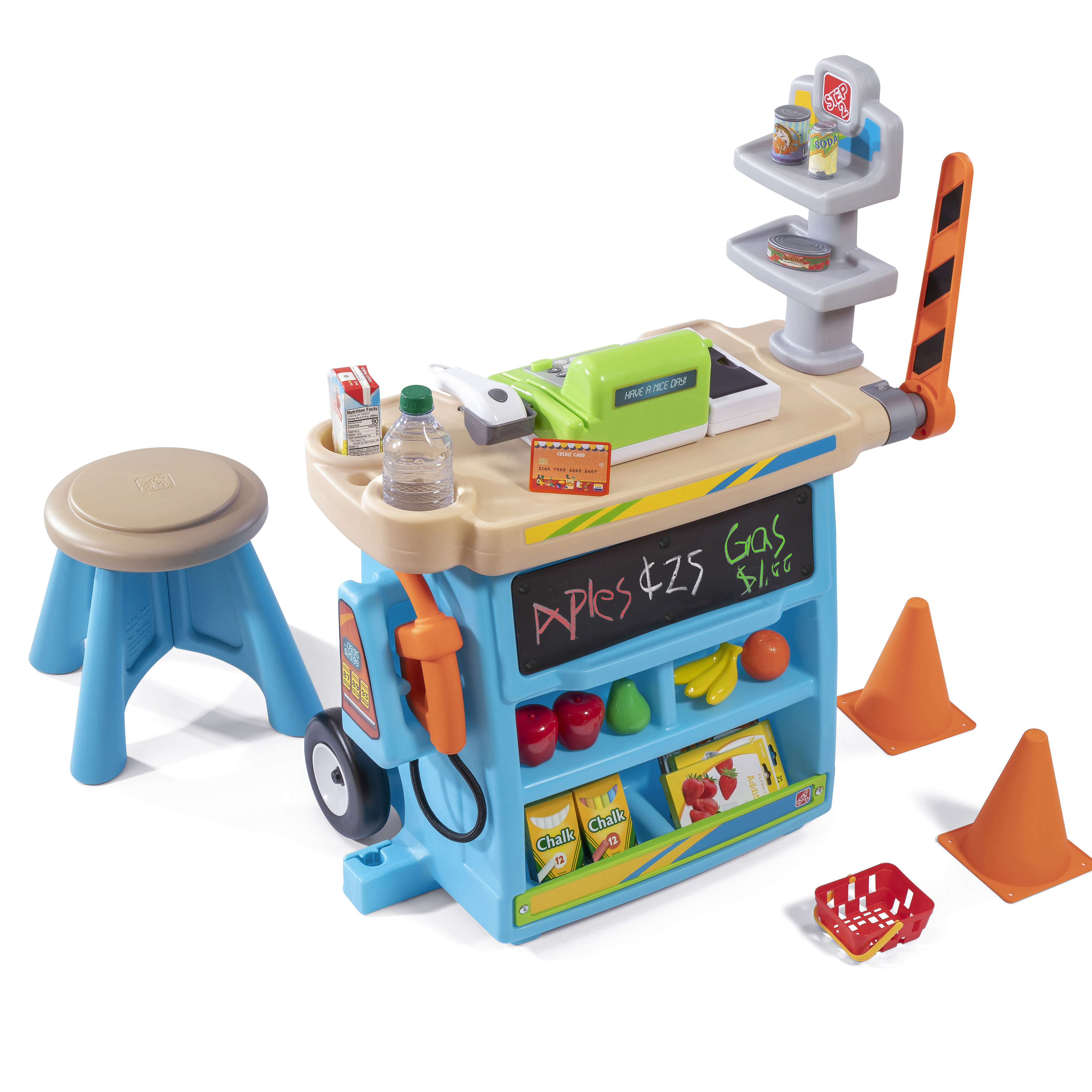 Stop & Go Marchande Enfant avec accessoires Stop & Go Marchande Enfant avec accessoires