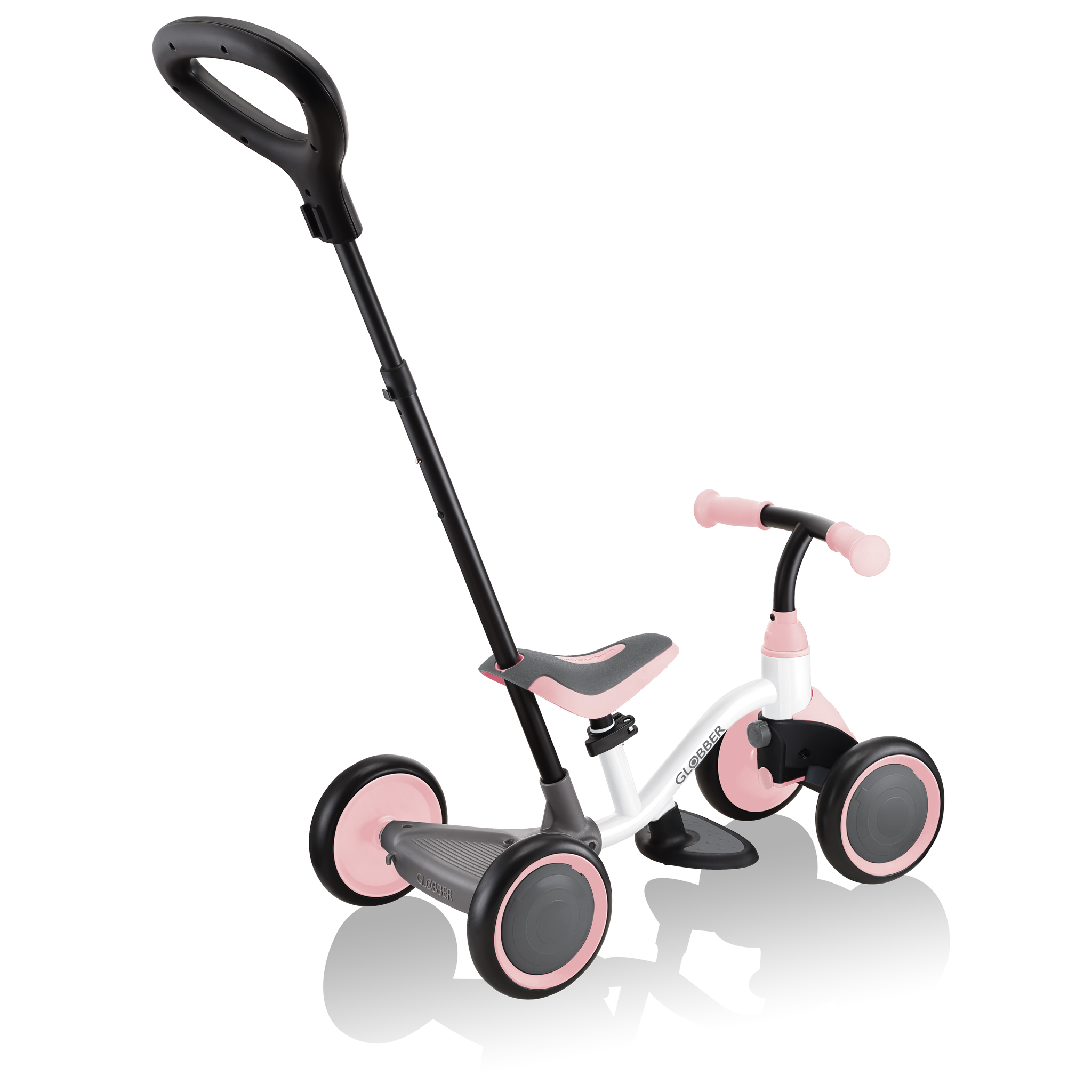 Learning Bike 3-in-1 Learning bike White Pastel Pink Learning Bike 3-in-1 Learning bike White Pastel Pink