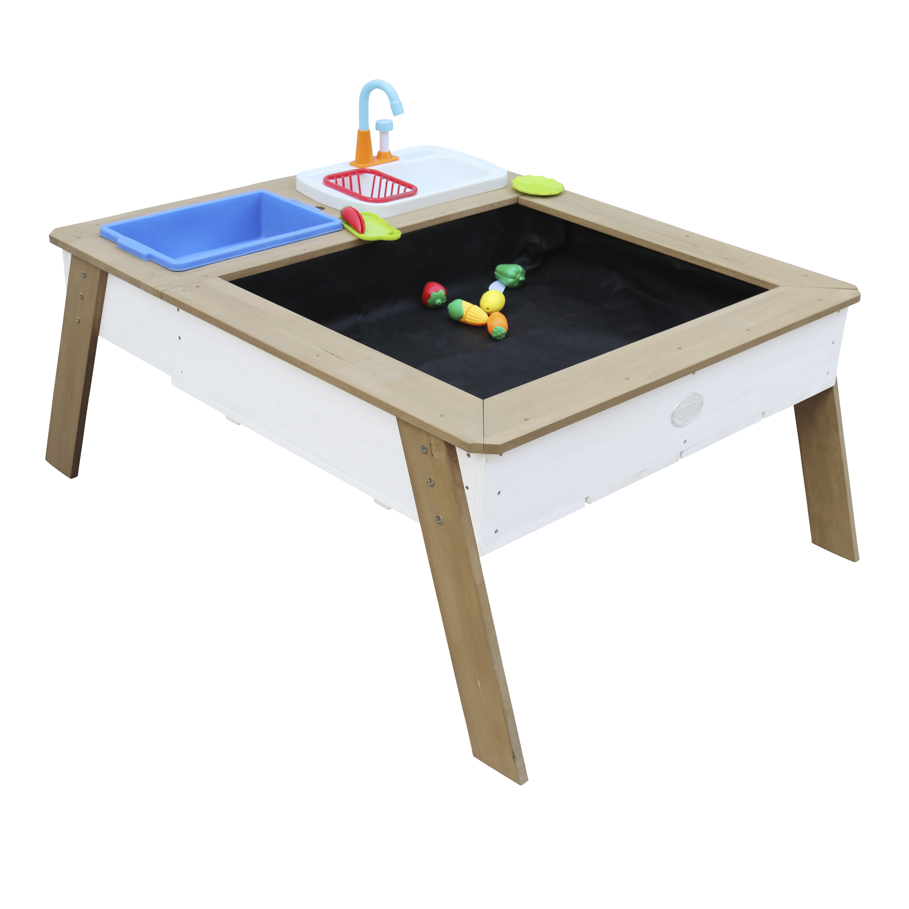 Linda Zand & Water Tafel met Speelkeuken wastafel Bruin/wit 