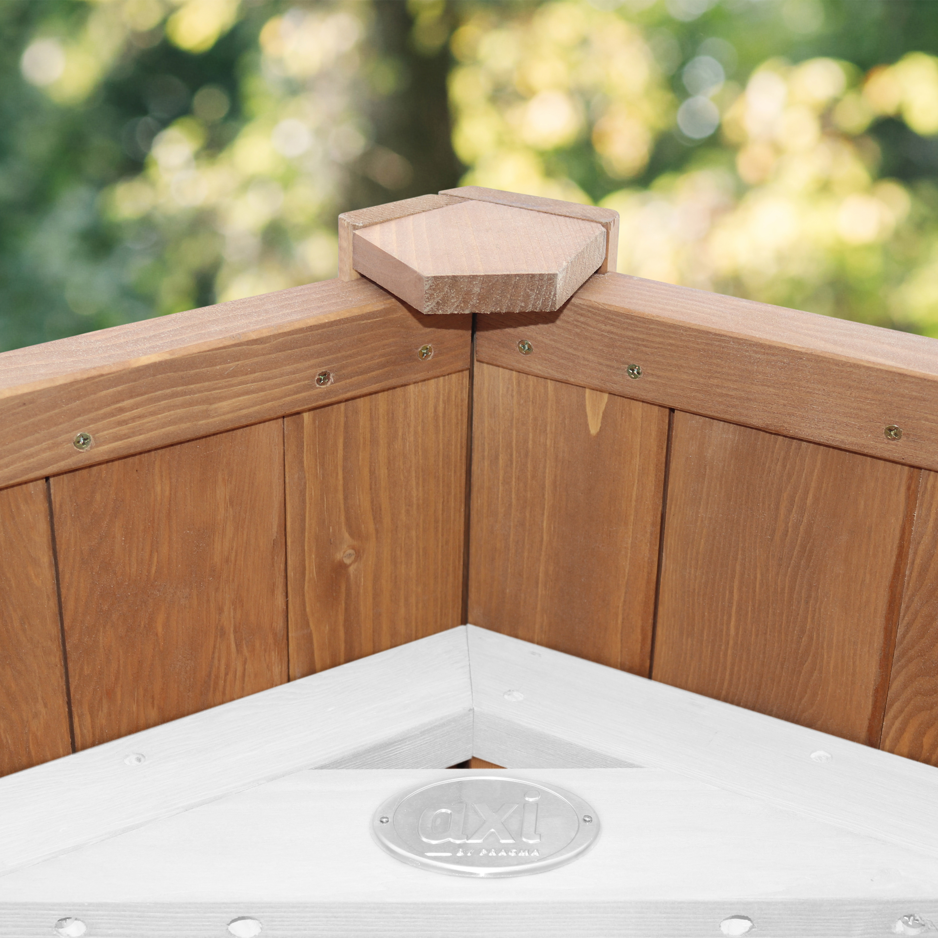 Beach Tower Aire de Jeux avec Toboggan en blanc,  Balançoire