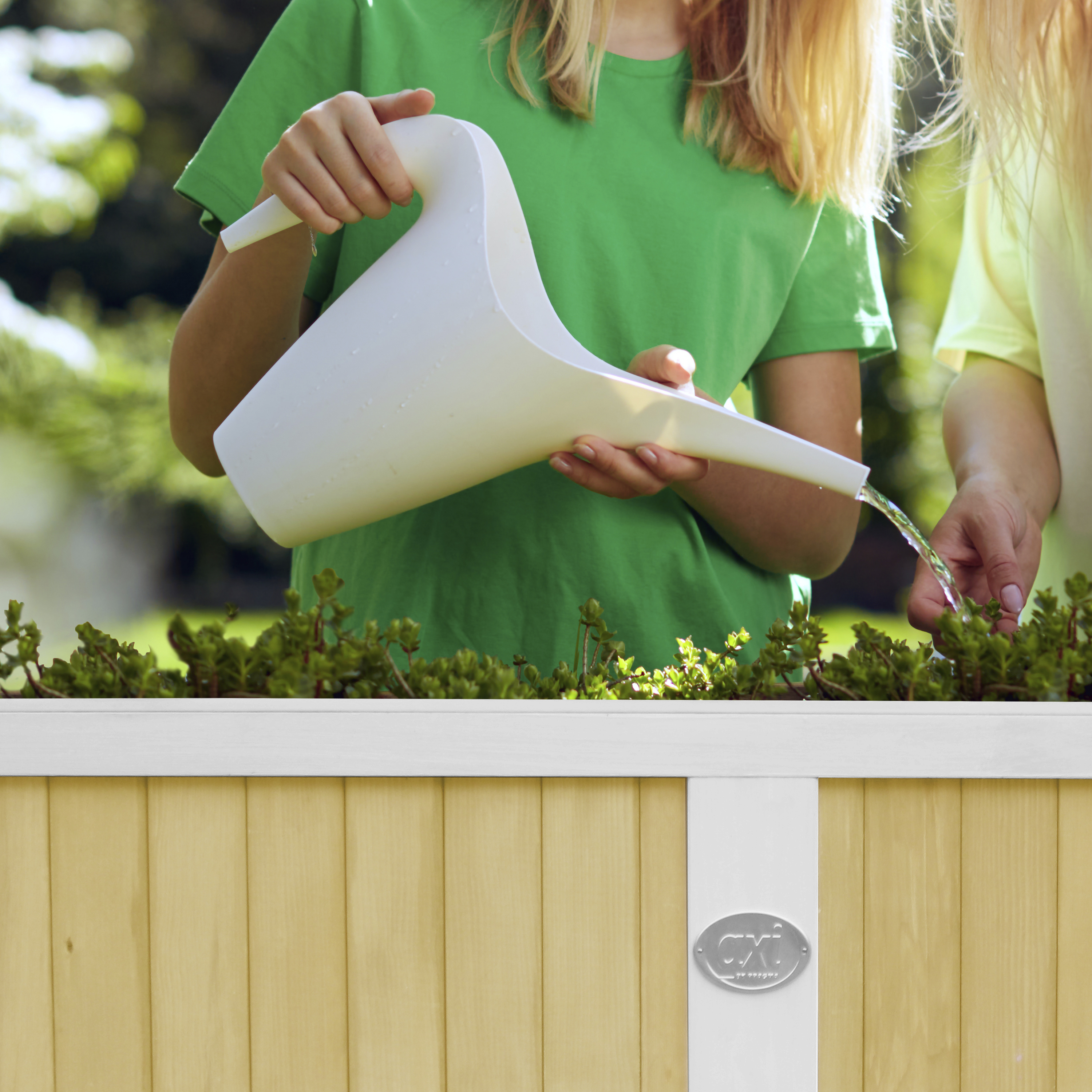 Kweektafel met gronddoek Bruin/wit