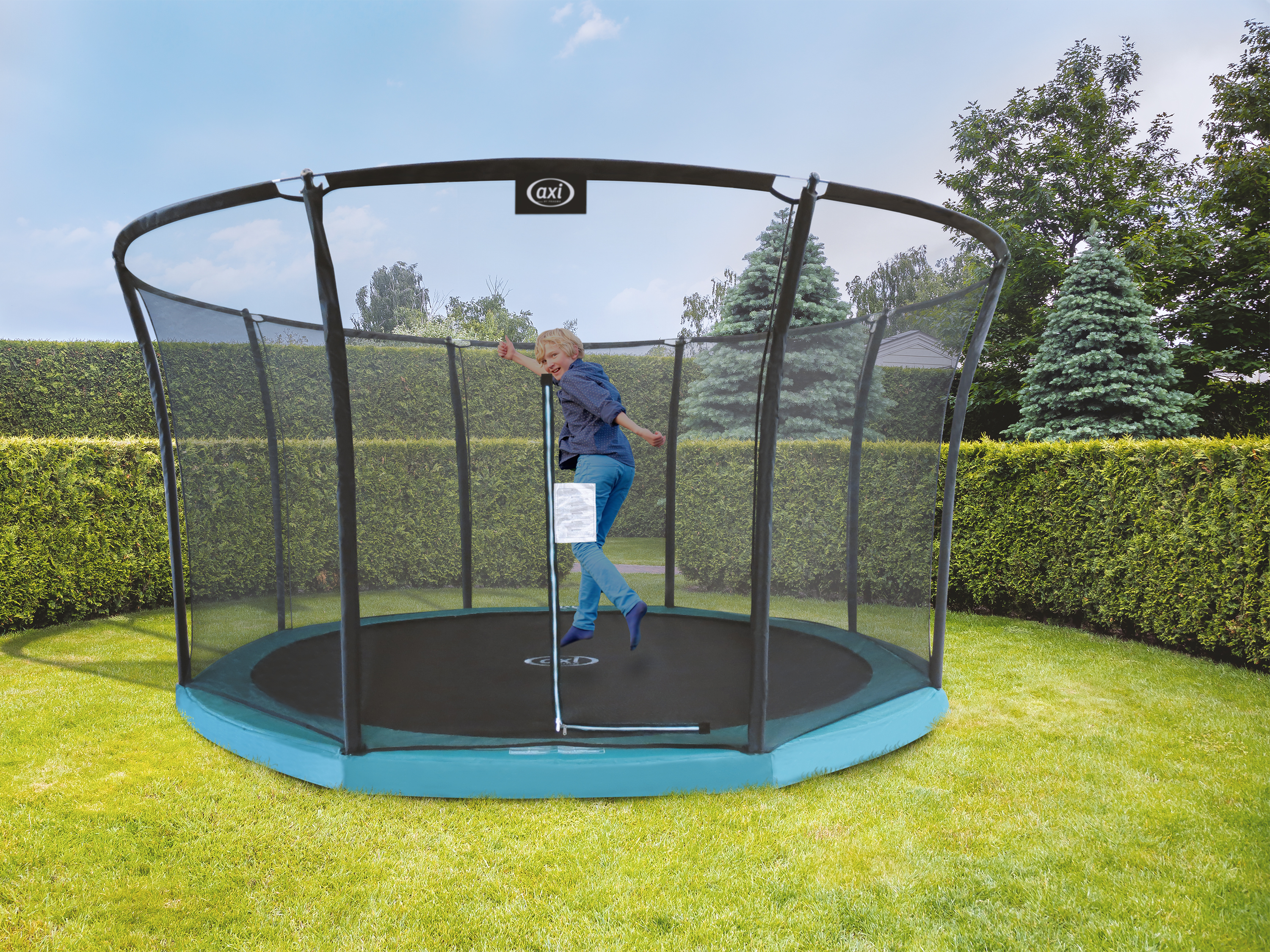 Denver Trampoline 12ft - Inground - Green