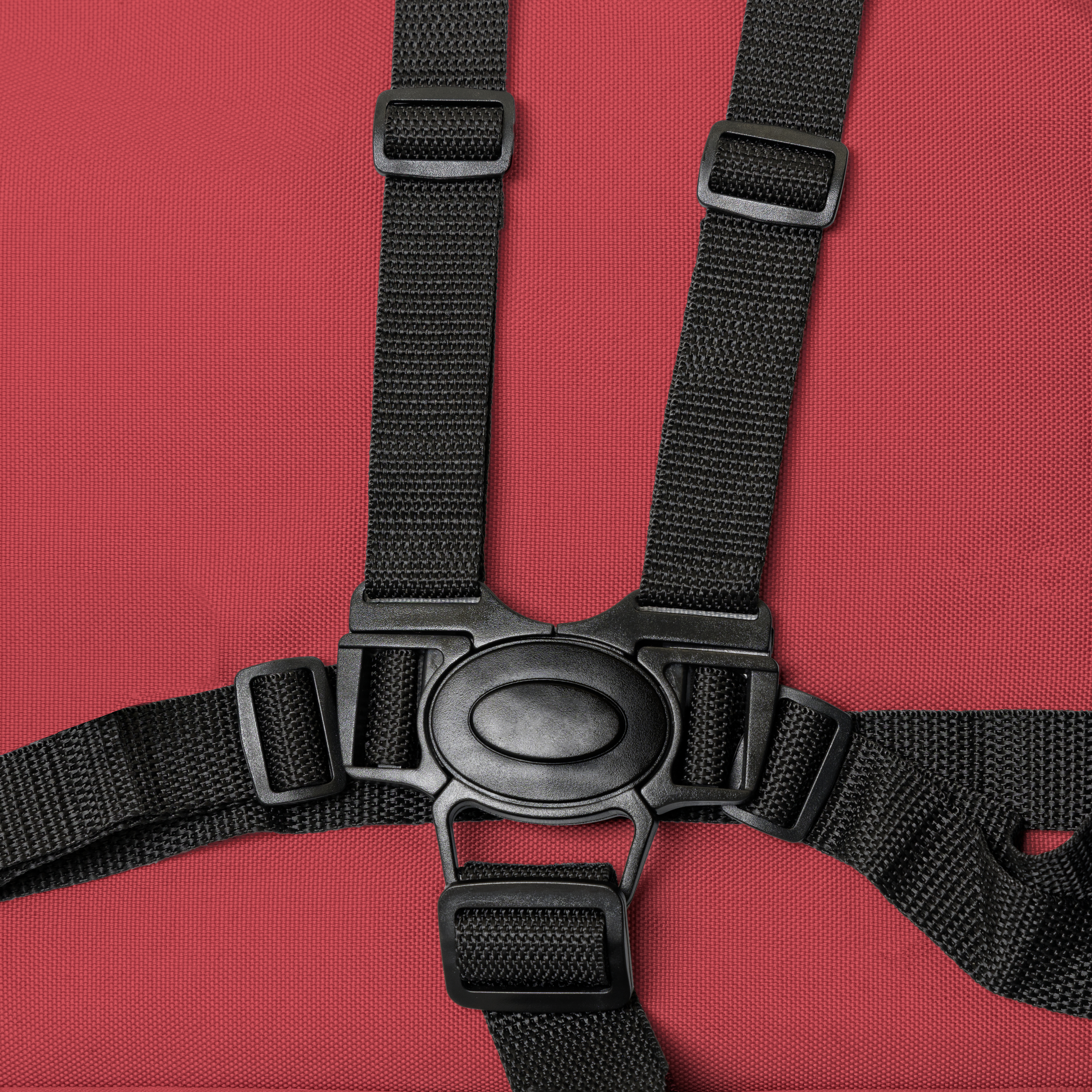 Odyssey 4 Seat Quad Stroller red/black