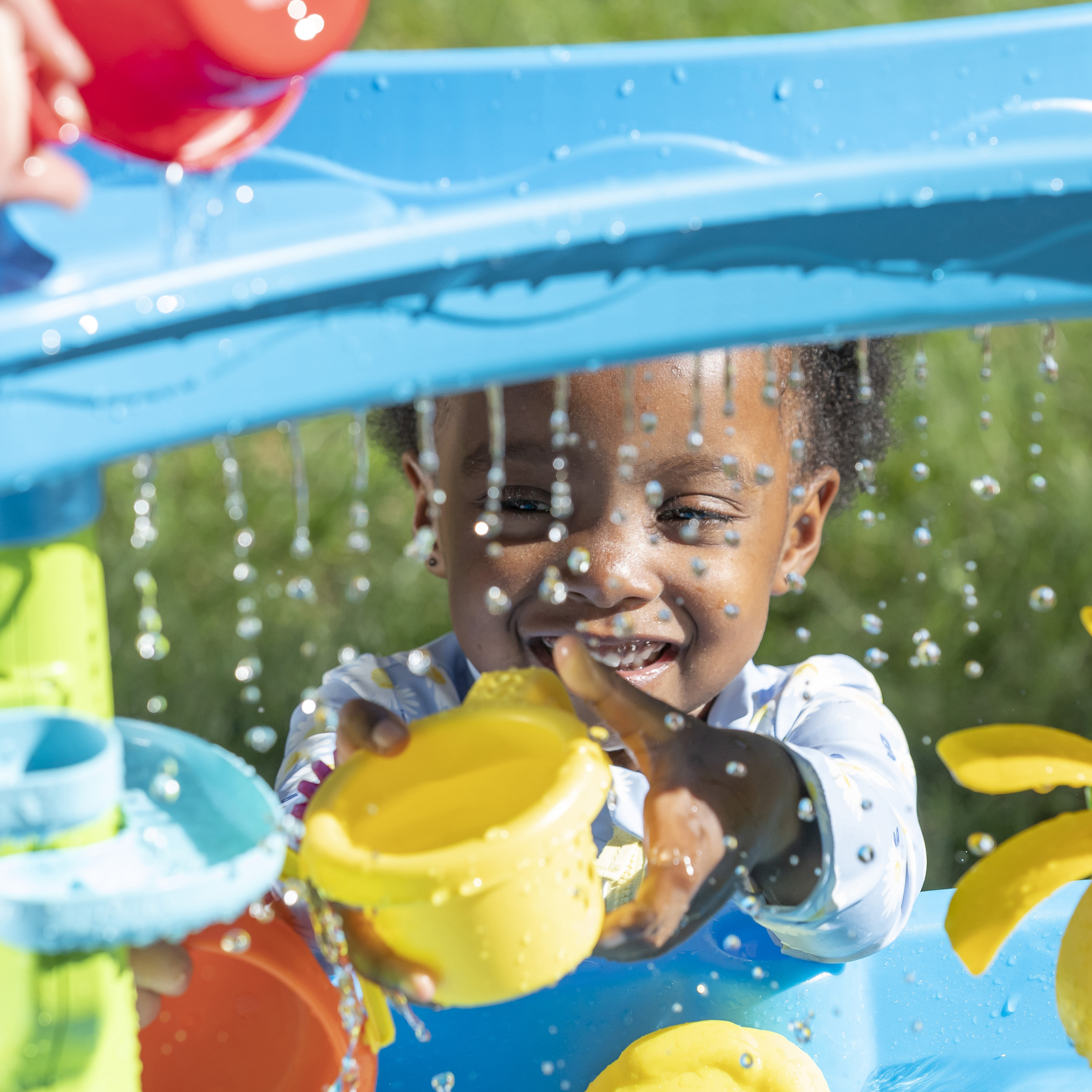 Double Showers Splash Water Table