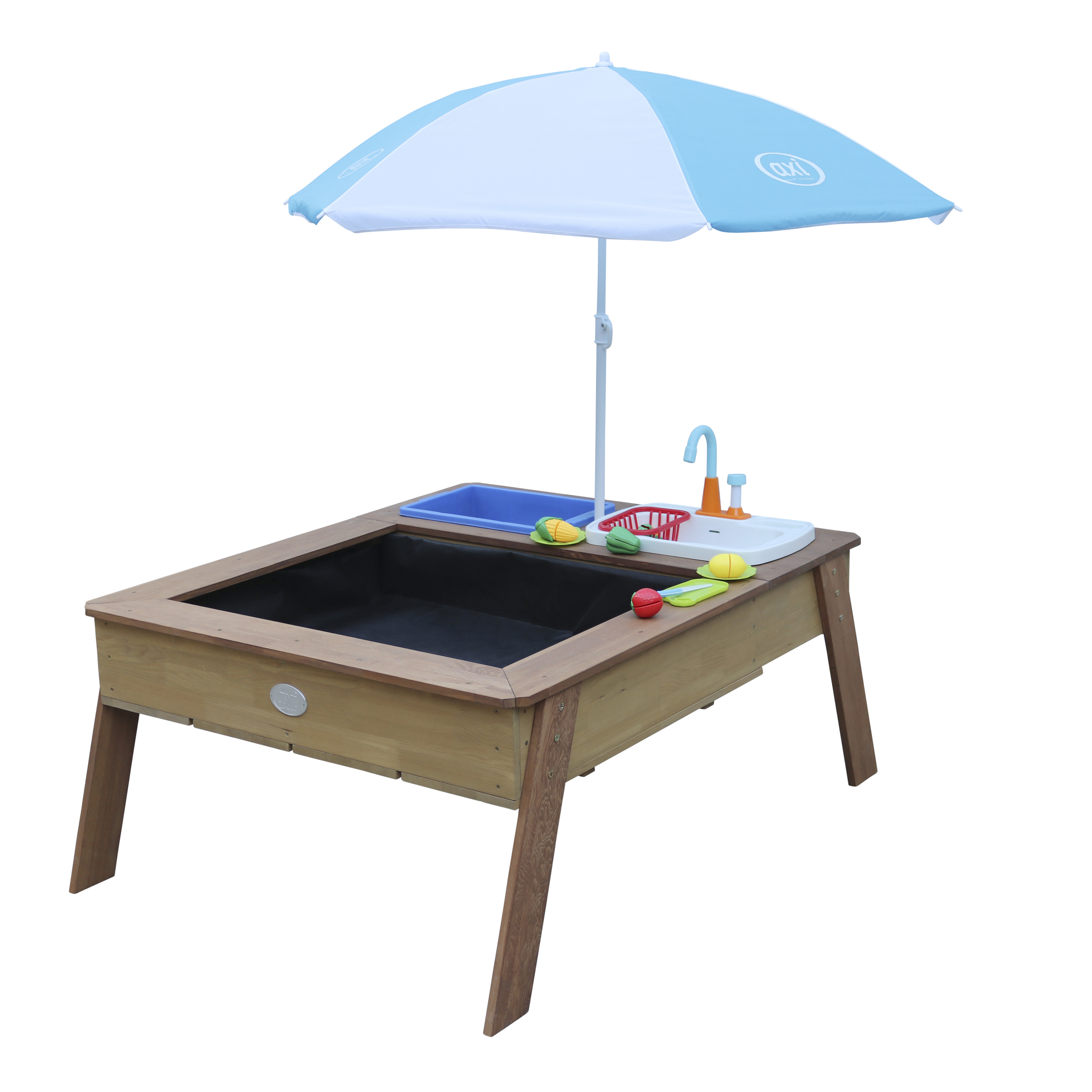 Linda Sand & Water Table with Play Kitchen sink Brown - Umbr