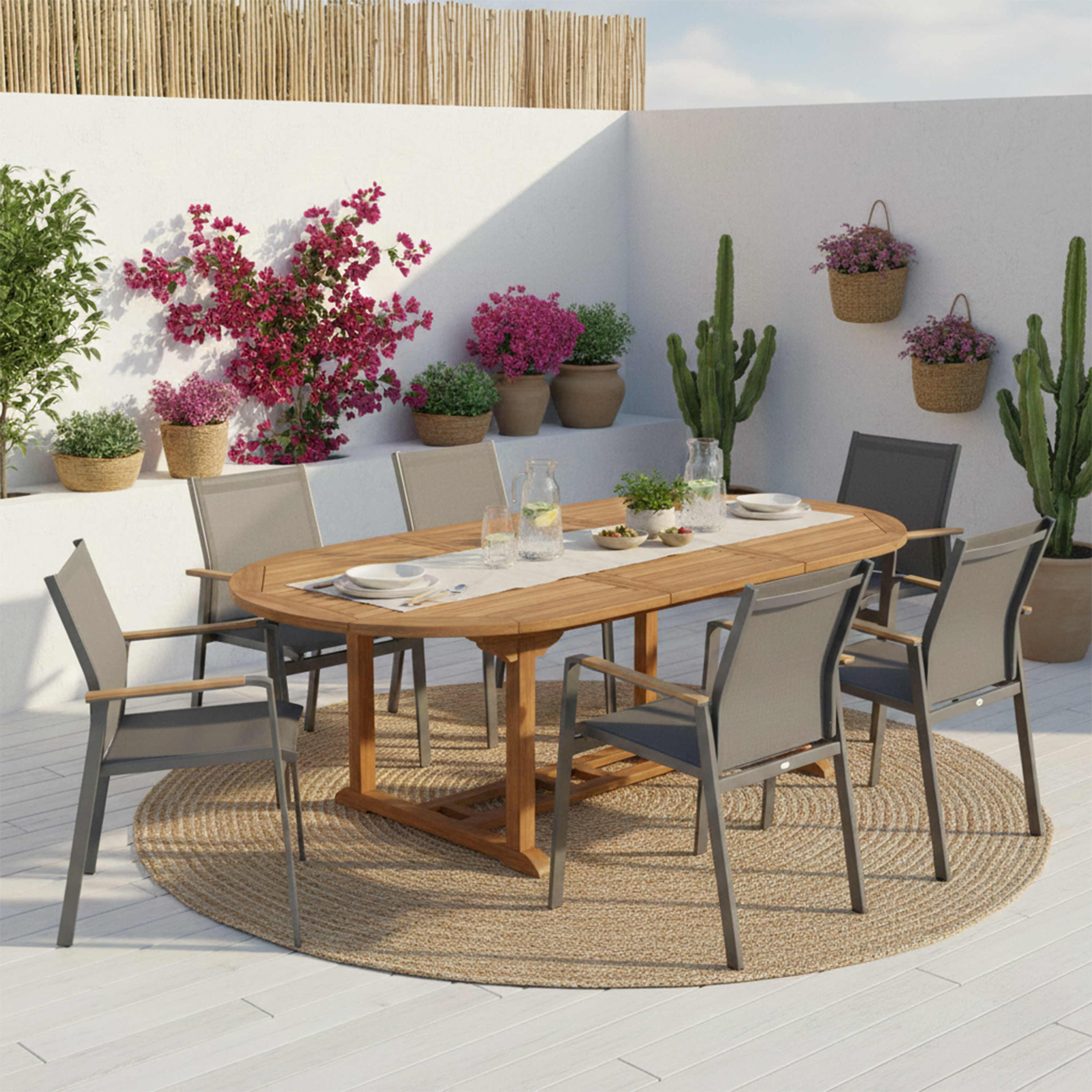 Marzi set - incl. 6 pcs Alva chair