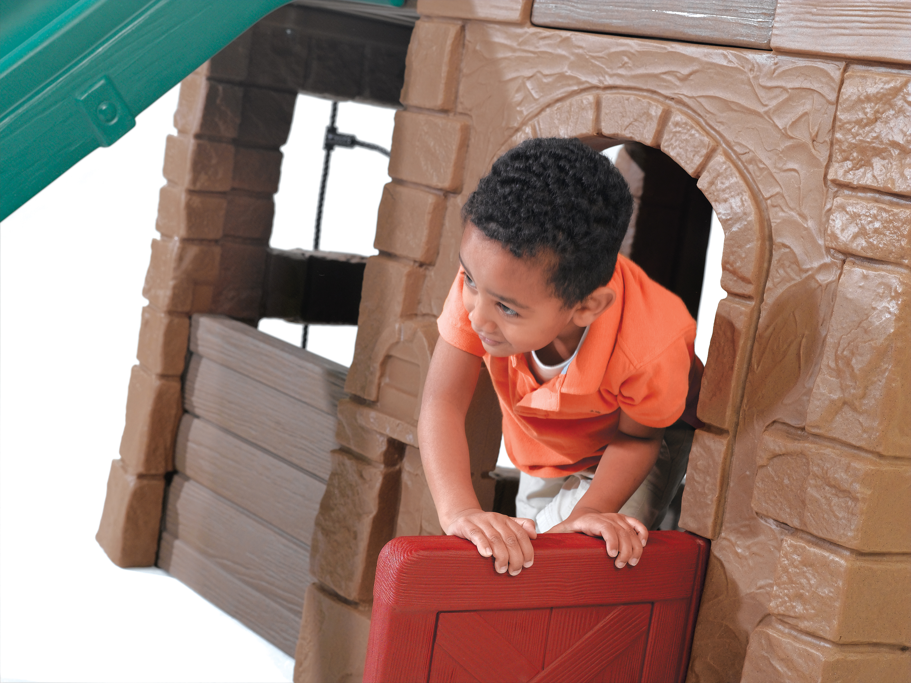 Naturally Playful Adventure Lodge Speelhuis met glijbaan