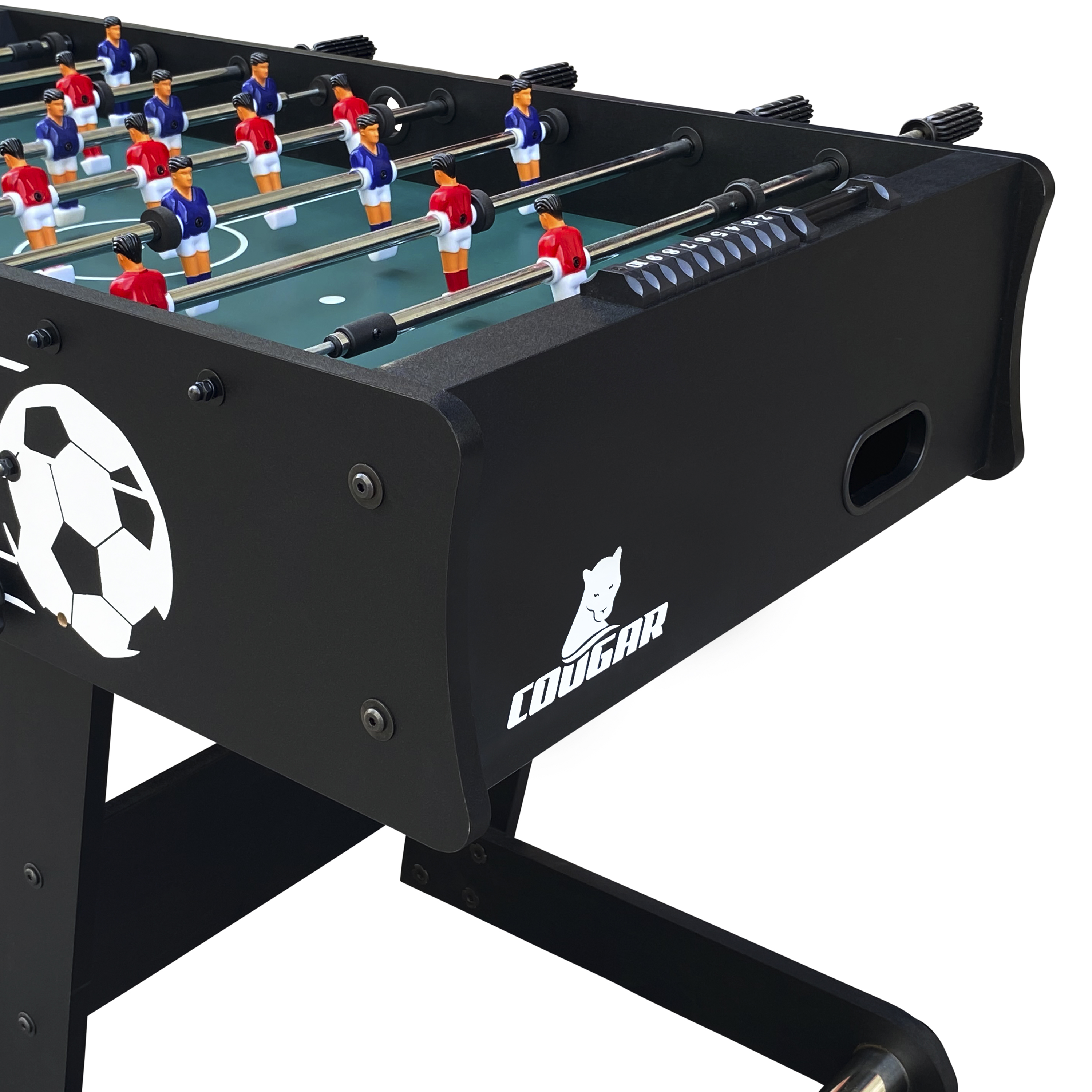 Scorpion Kick TS opklapbare Voetbaltafel Zwart