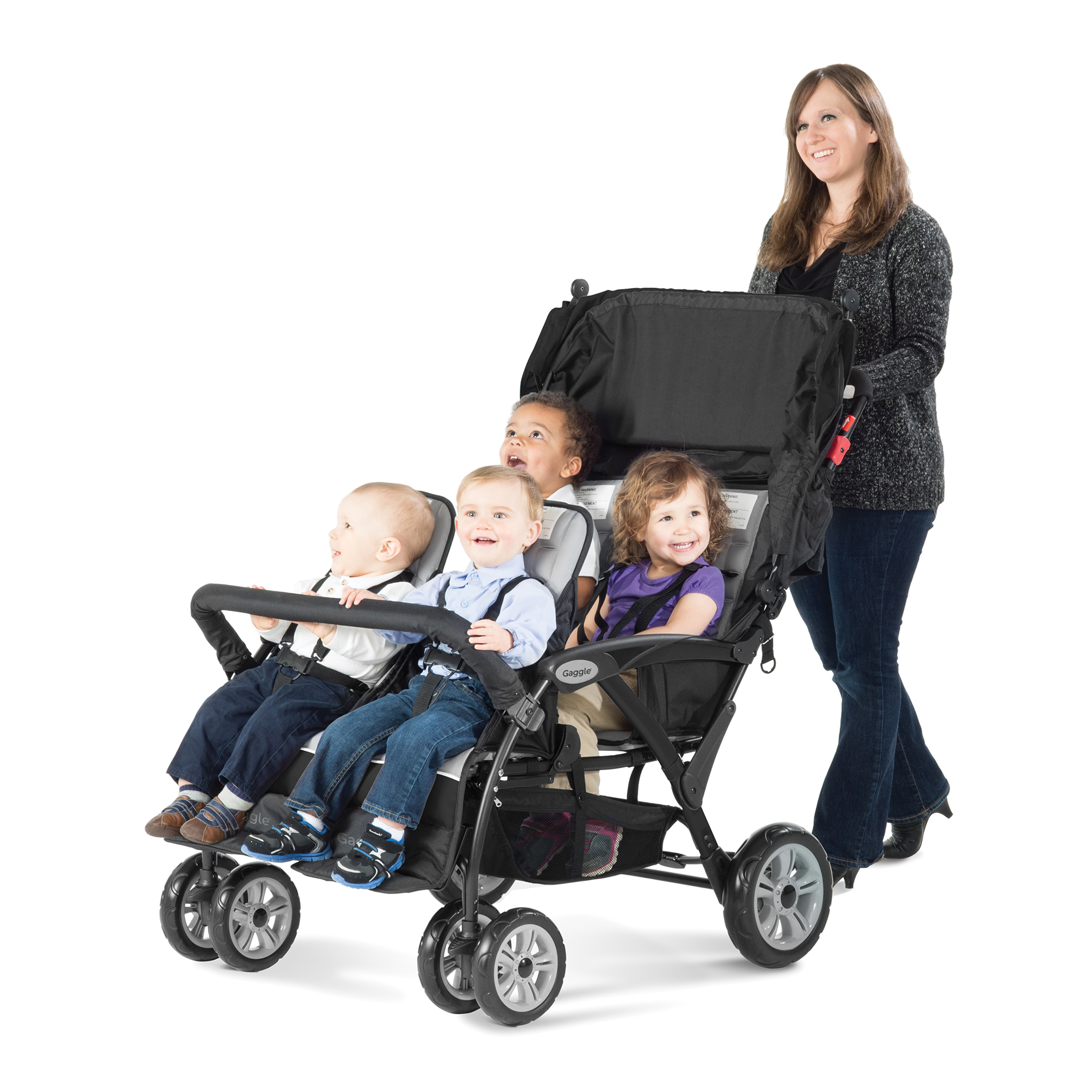 Compass 4 Seat Quad Stroller black Compass 4 Seat Quad Stroller black