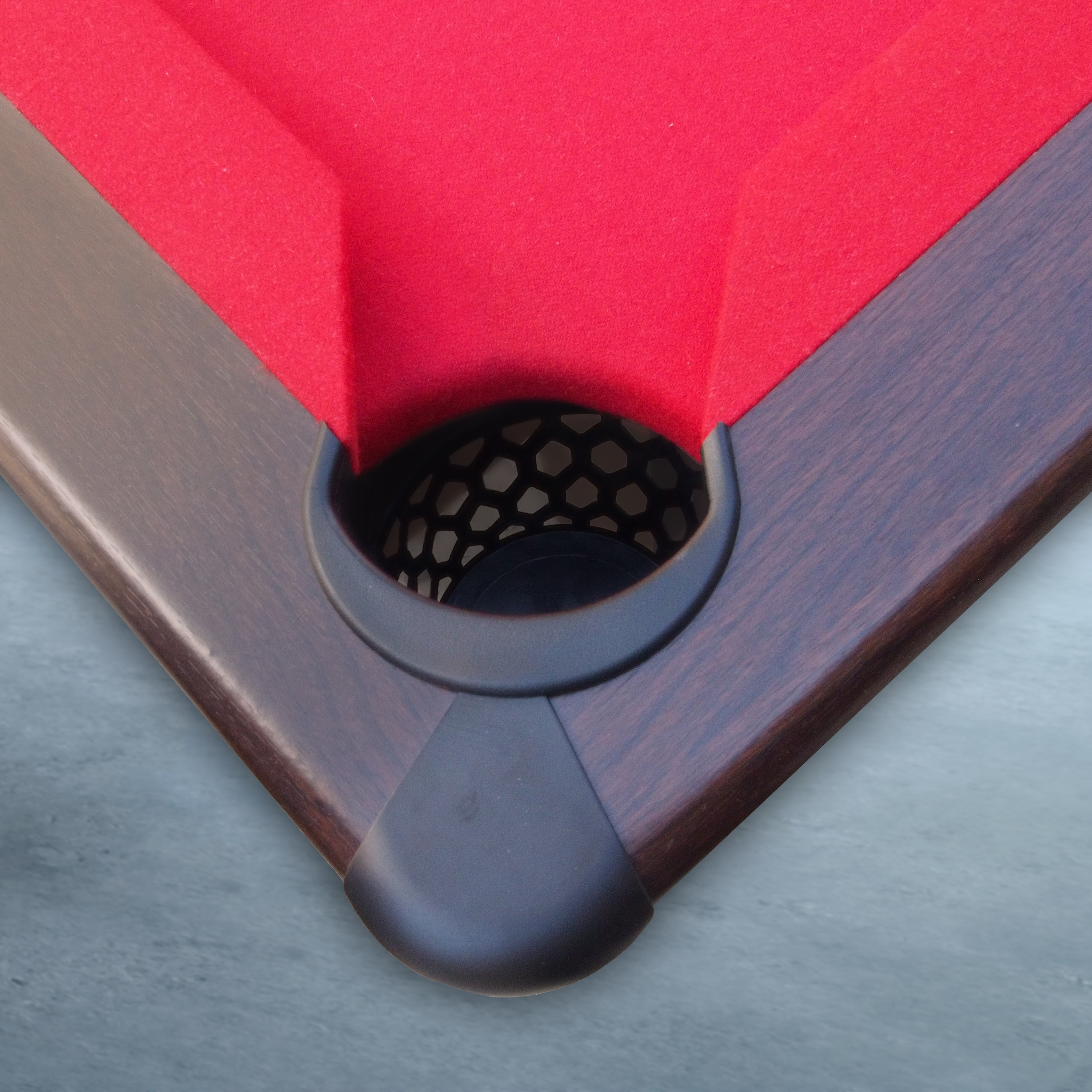 Table de Billard Saphir 6ft marron / rouge pour l'intérieur