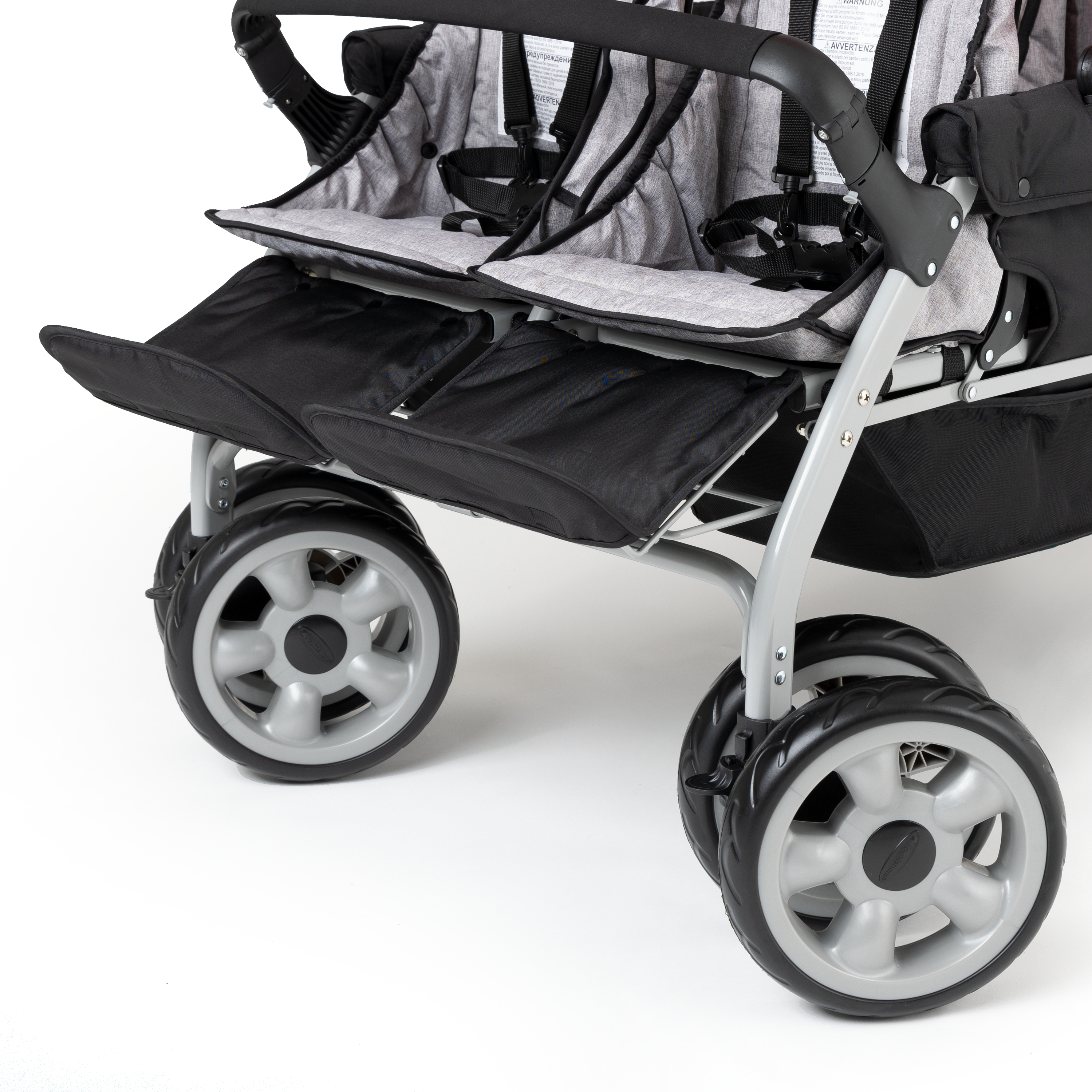 Jamboree 6 Seat Folding Stroller black