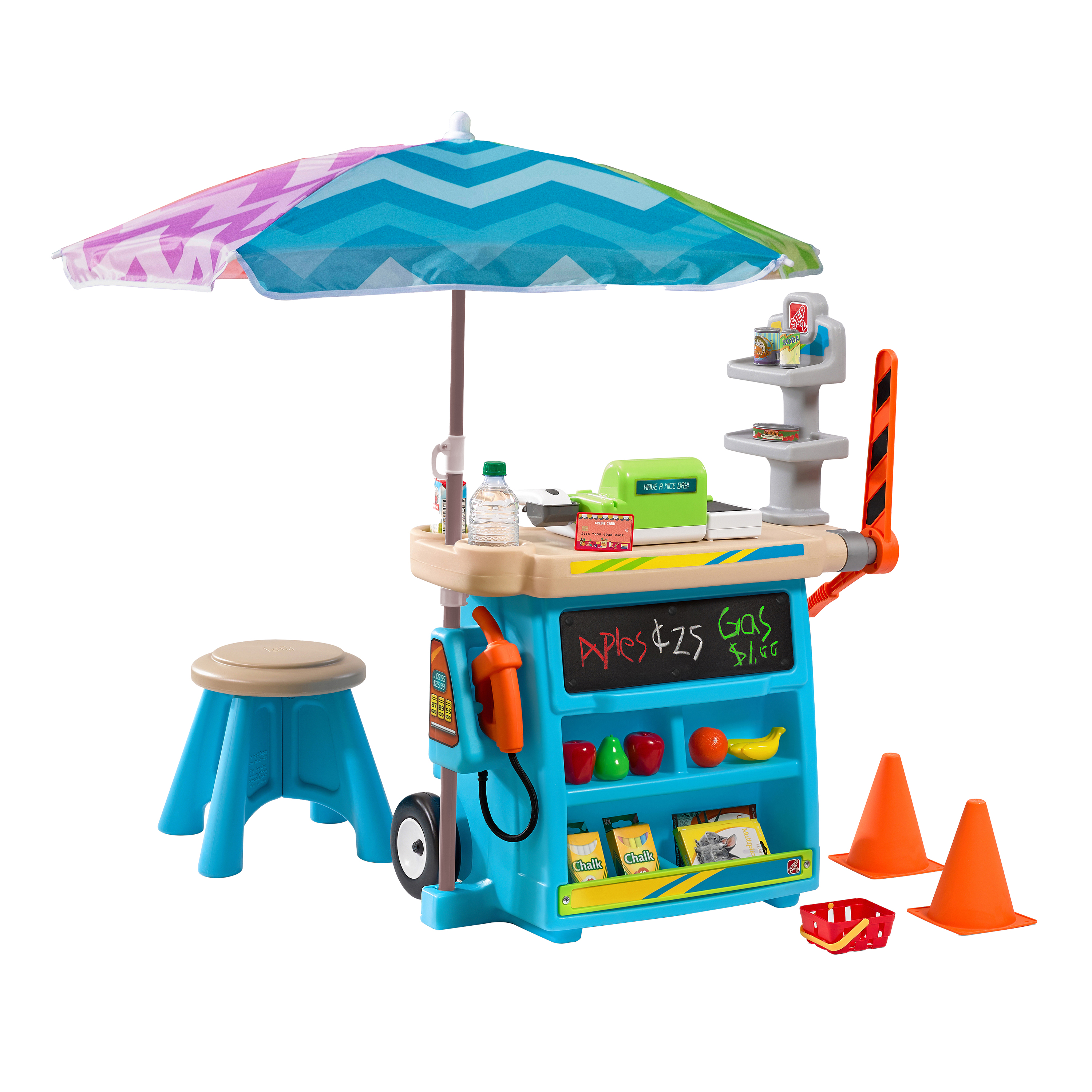 Stop & Go Marchande Enfant avec accessoires Stop & Go Marchande Enfant avec accessoires