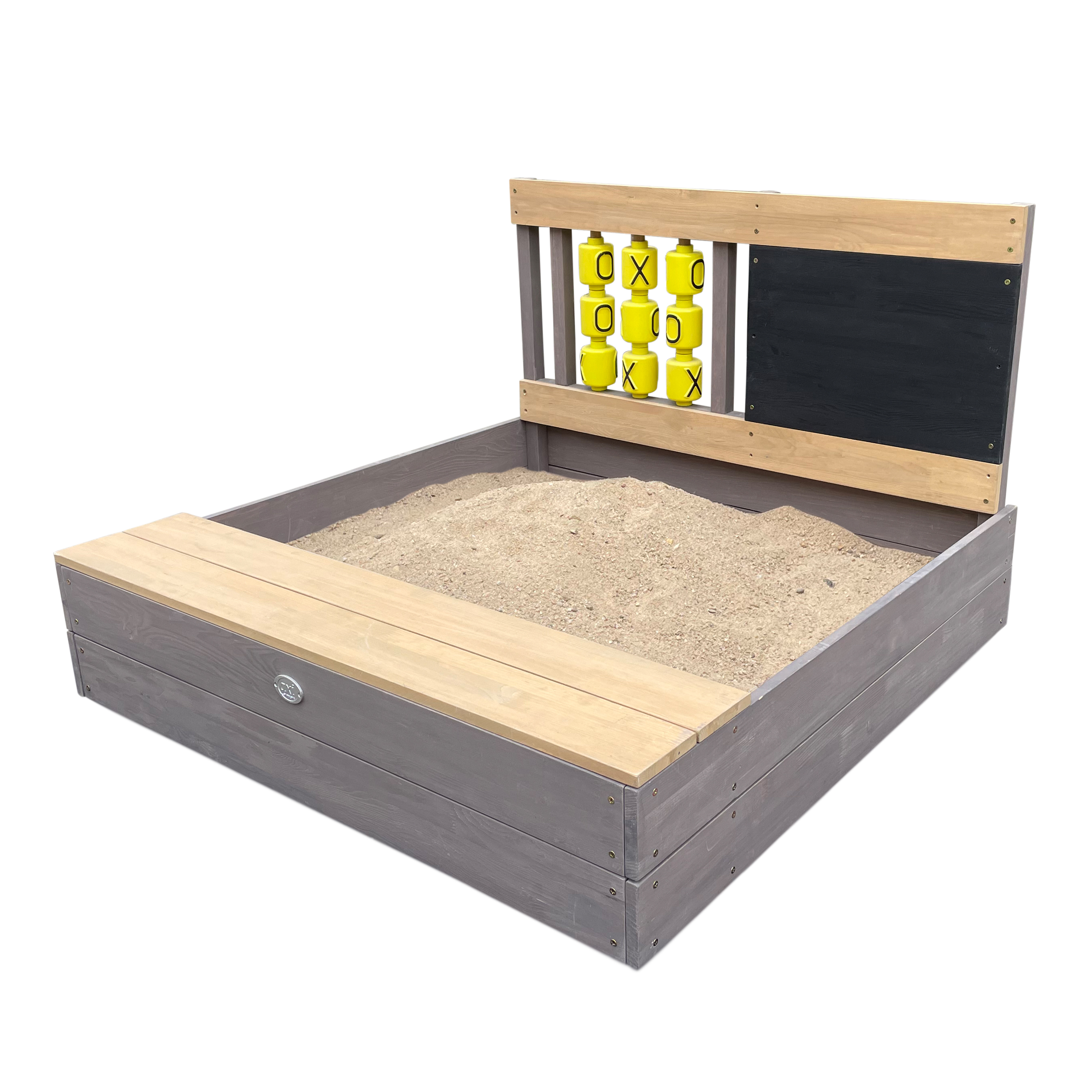 Kitty Sandbox with Tic tac toe Grey/brown